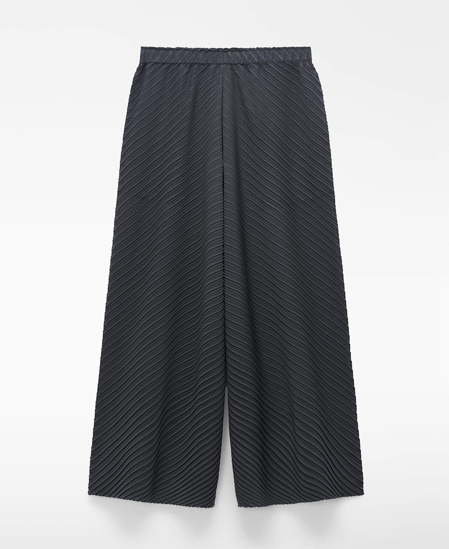 Crinkle wide-leg trousers image number 4