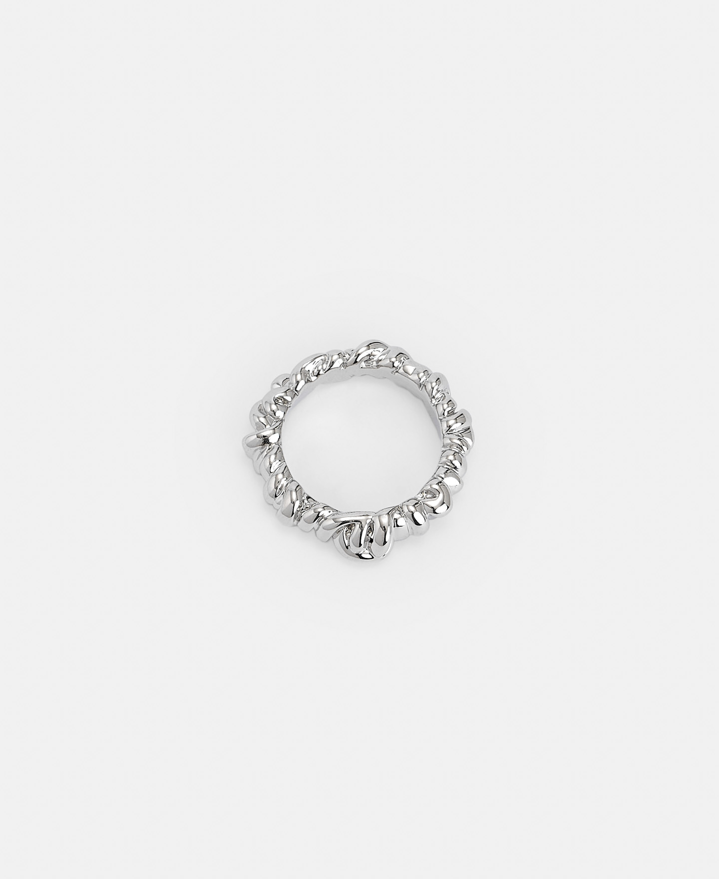 Anillo motivo trenzado en zinc image number 0