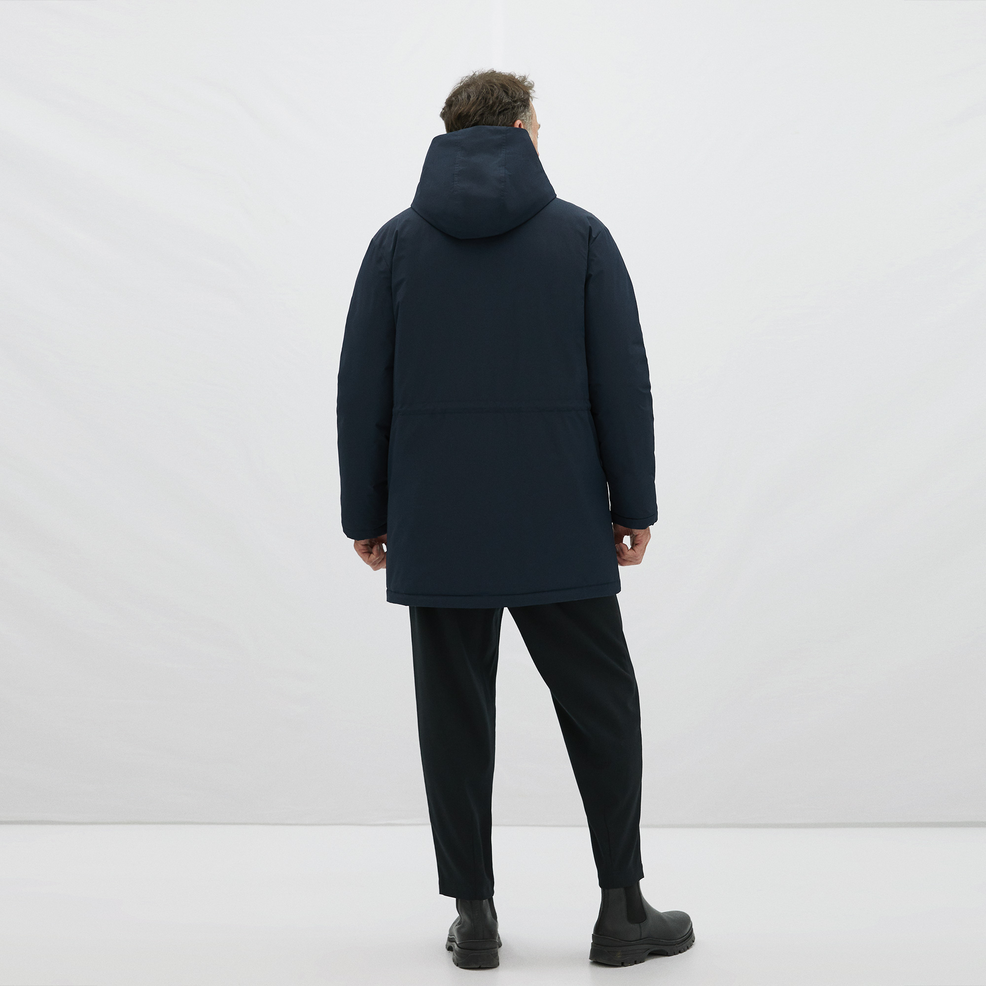 Padded coat with hood image number 2
