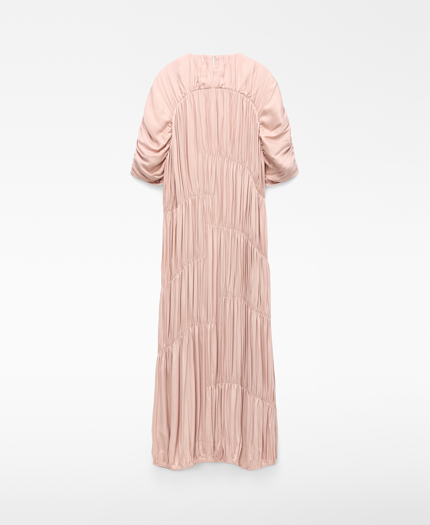 Short sleeve ruched dress image number 5