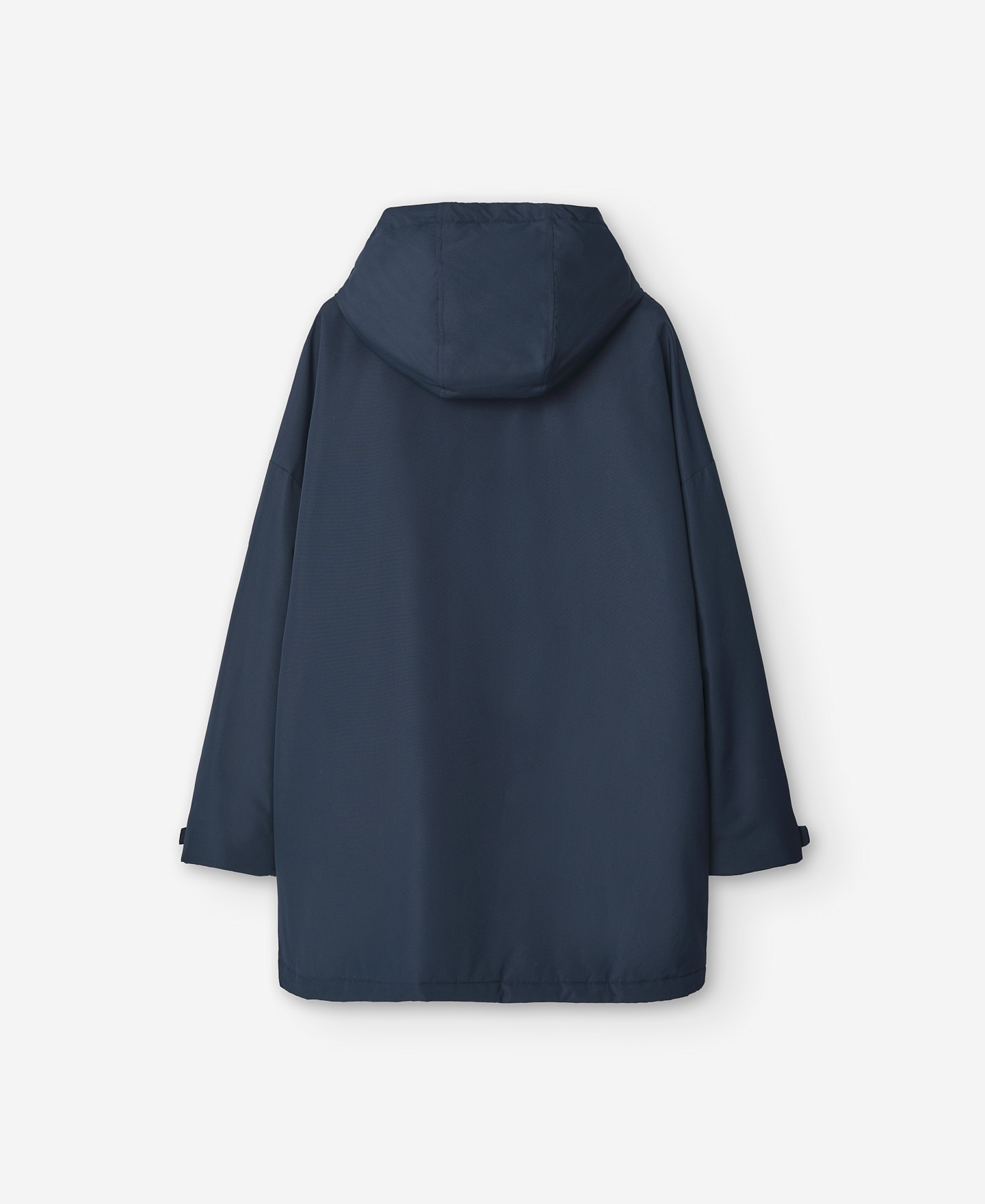 Parka bleue molletonnée à manches raglan image number 7