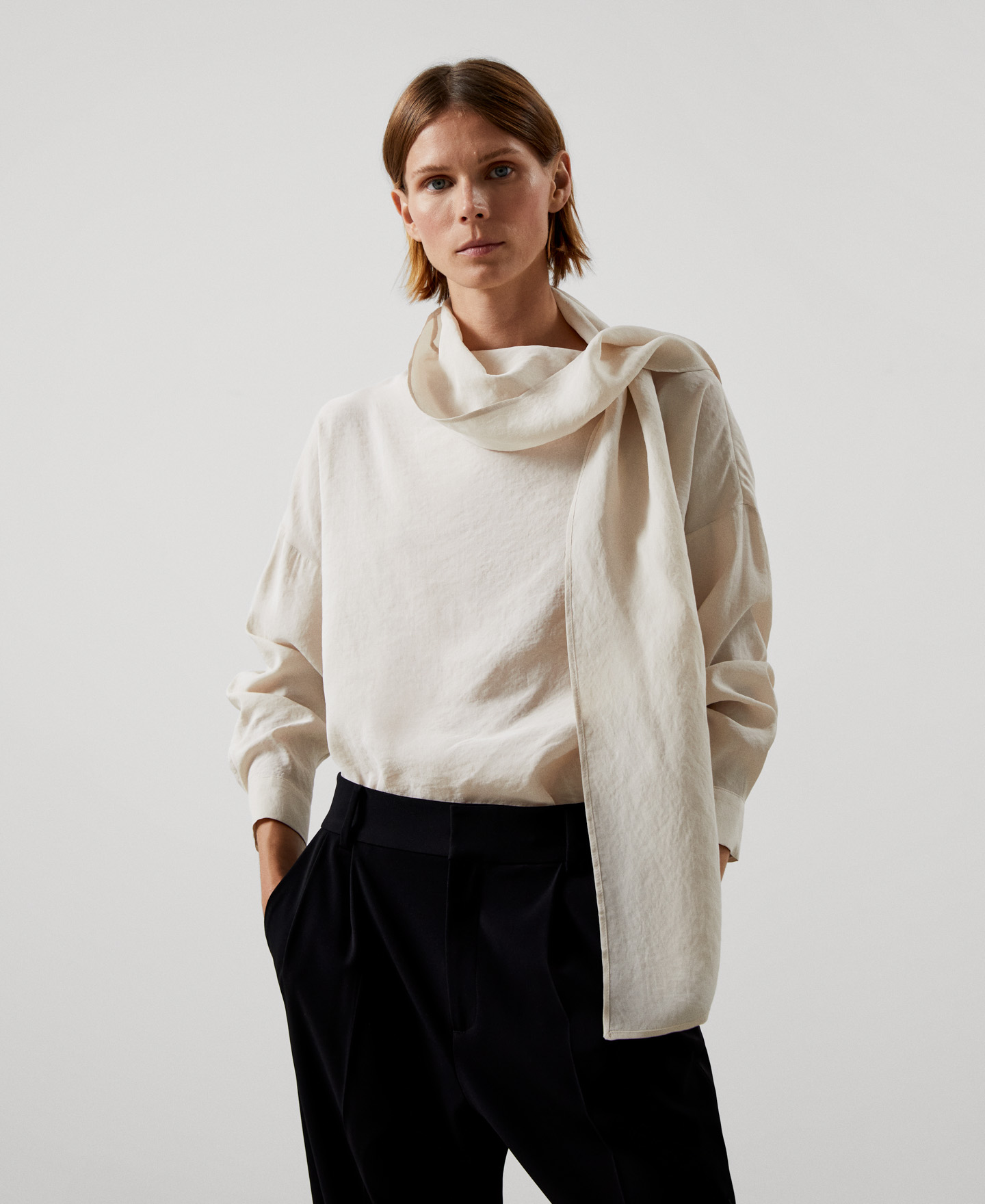 Modal fabric blouse image number 0