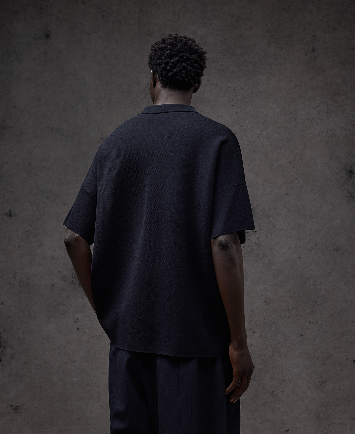 Polo oversize en punto hombre image number 2