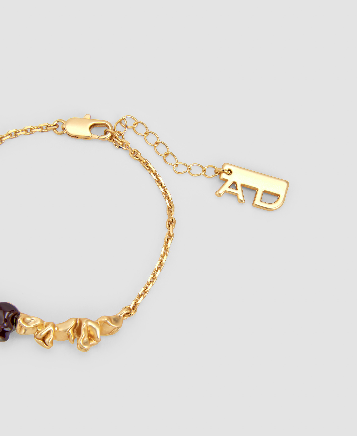 Zinc, brass and resine Pétalo bracelet image number 1