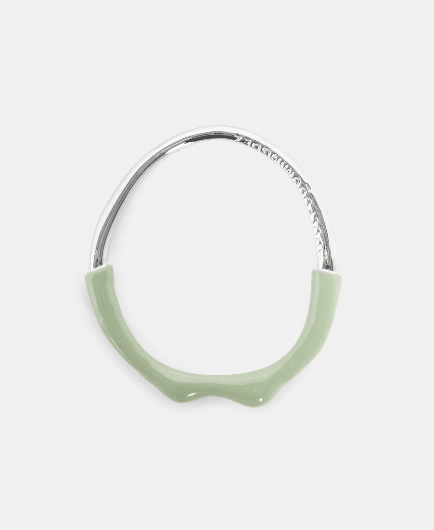 Resin and metal bracelet image number 0