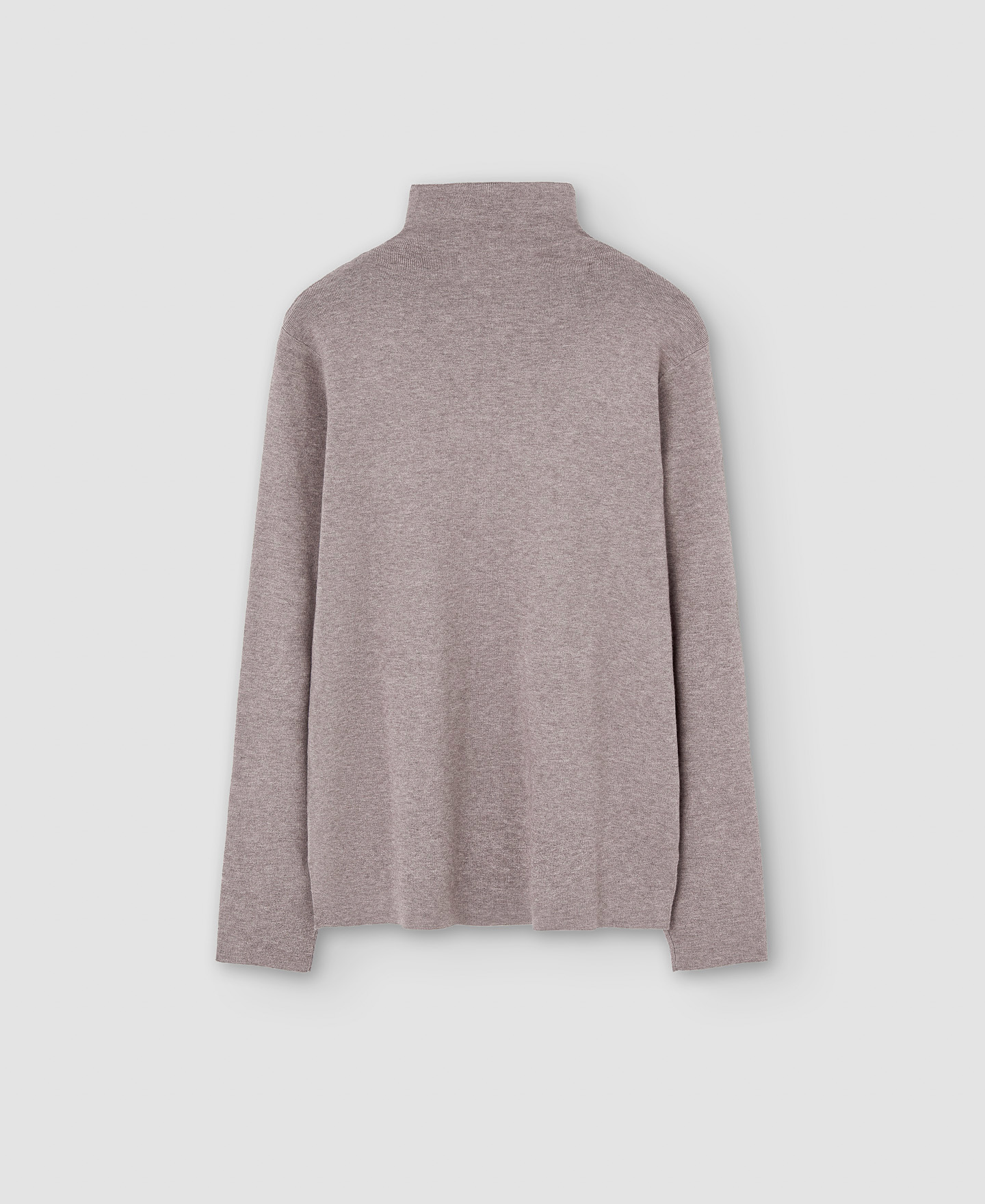 Jersey cuello alto en viscosa image number 5