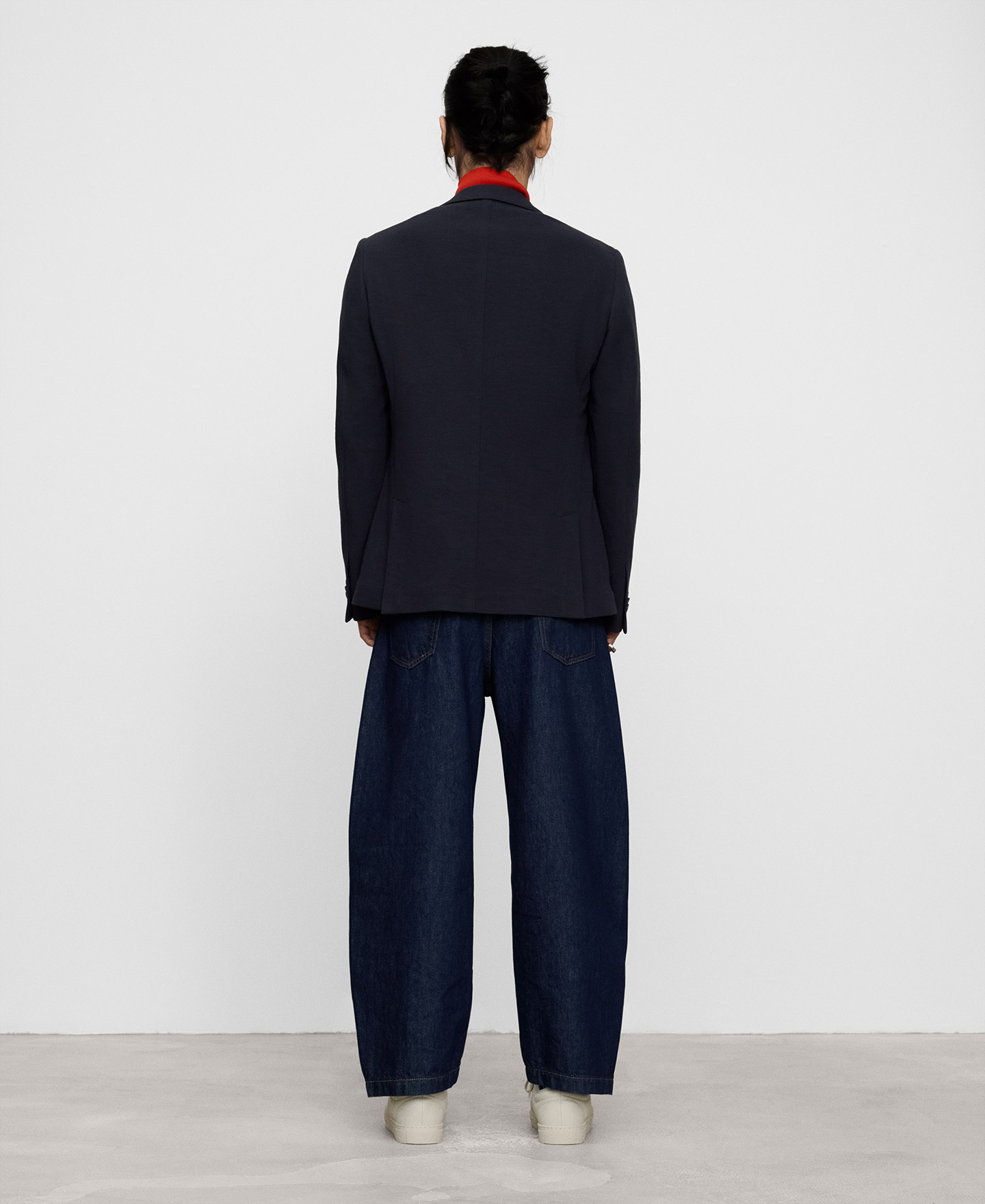 Regular fit microtexture blazer image number 2