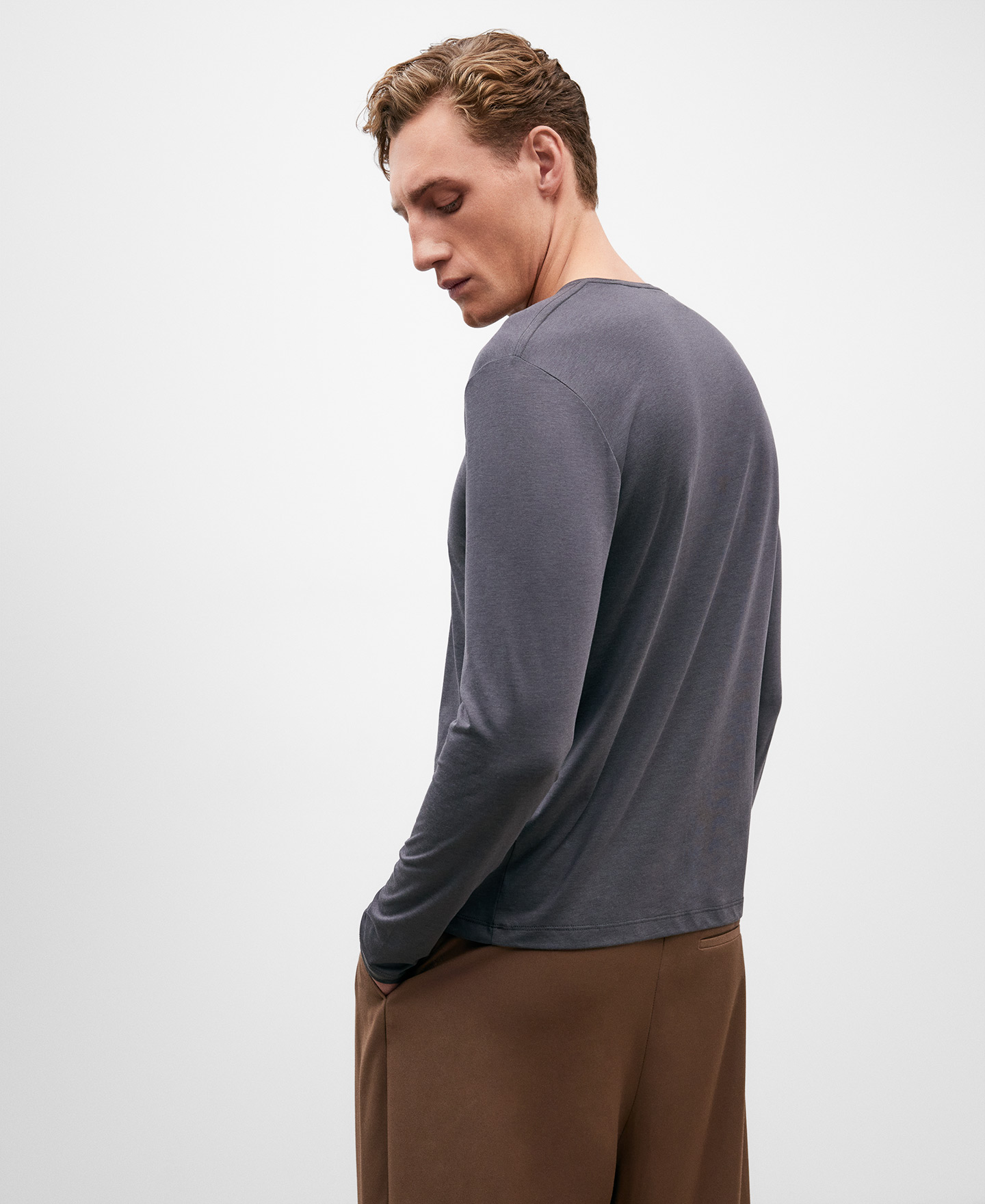 Lyocell T-shirt for men image number 2