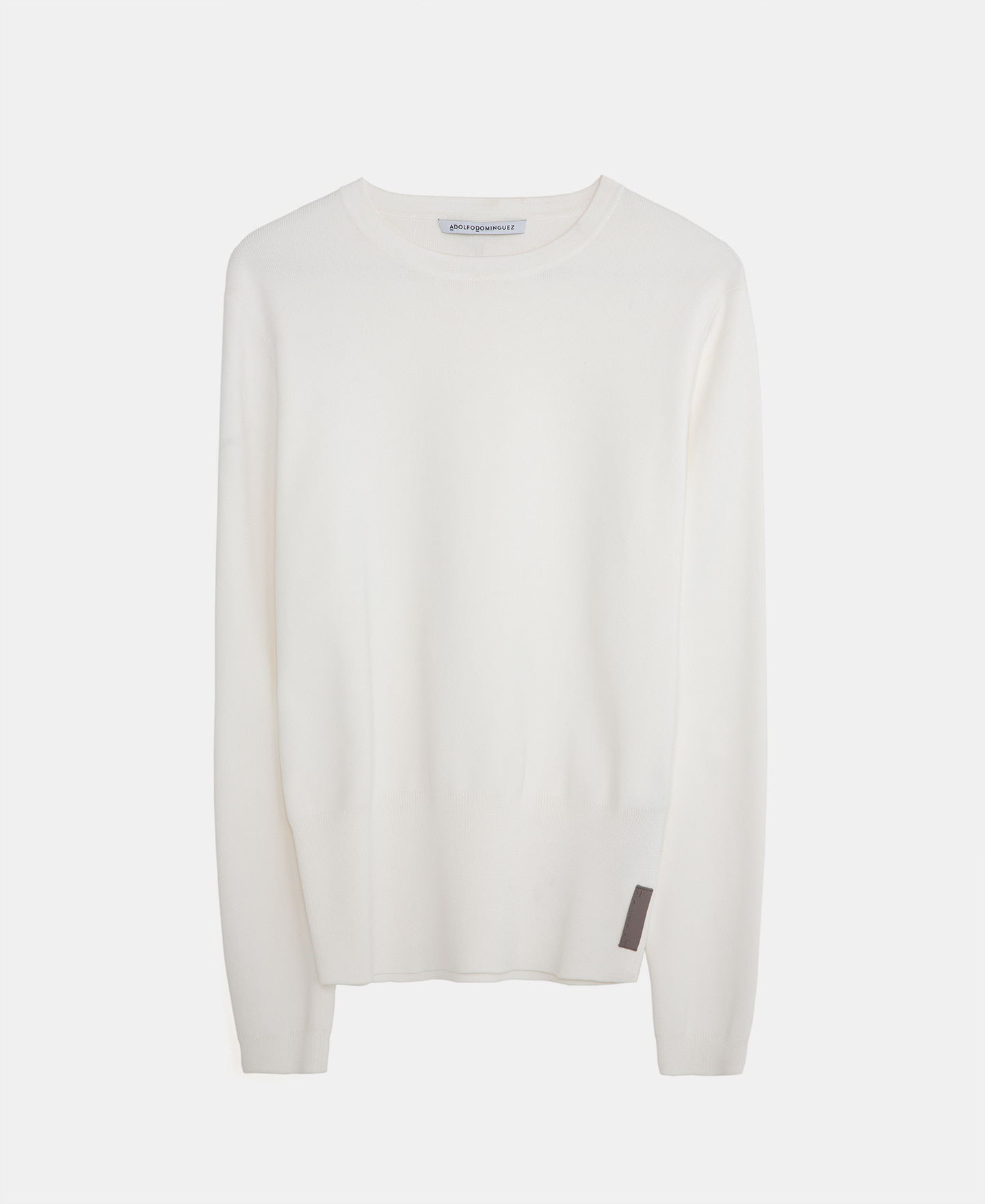 Jersey punto goma en viscosa y nylon image number 4