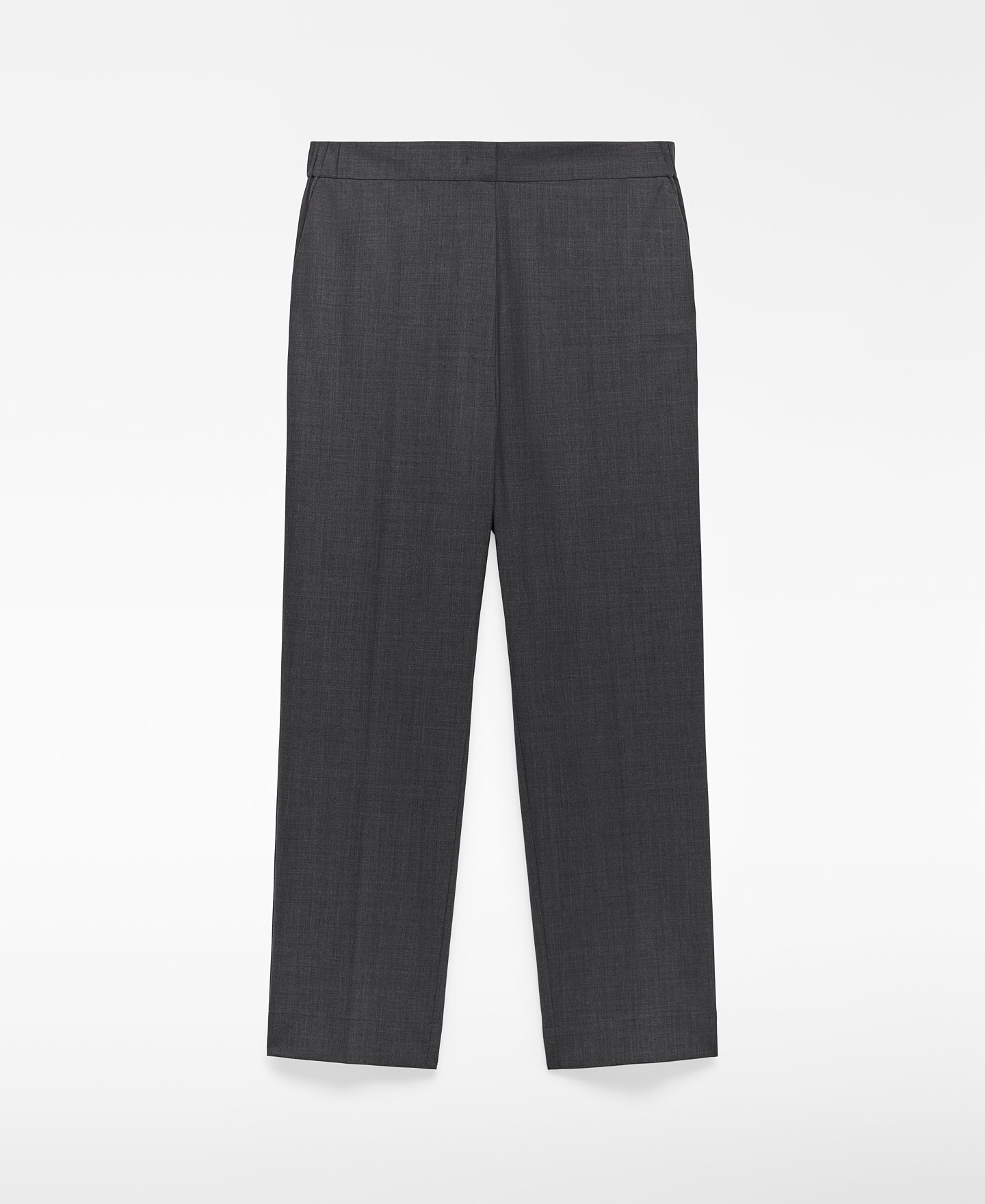 Straight ankle-length trousers woman image number 4
