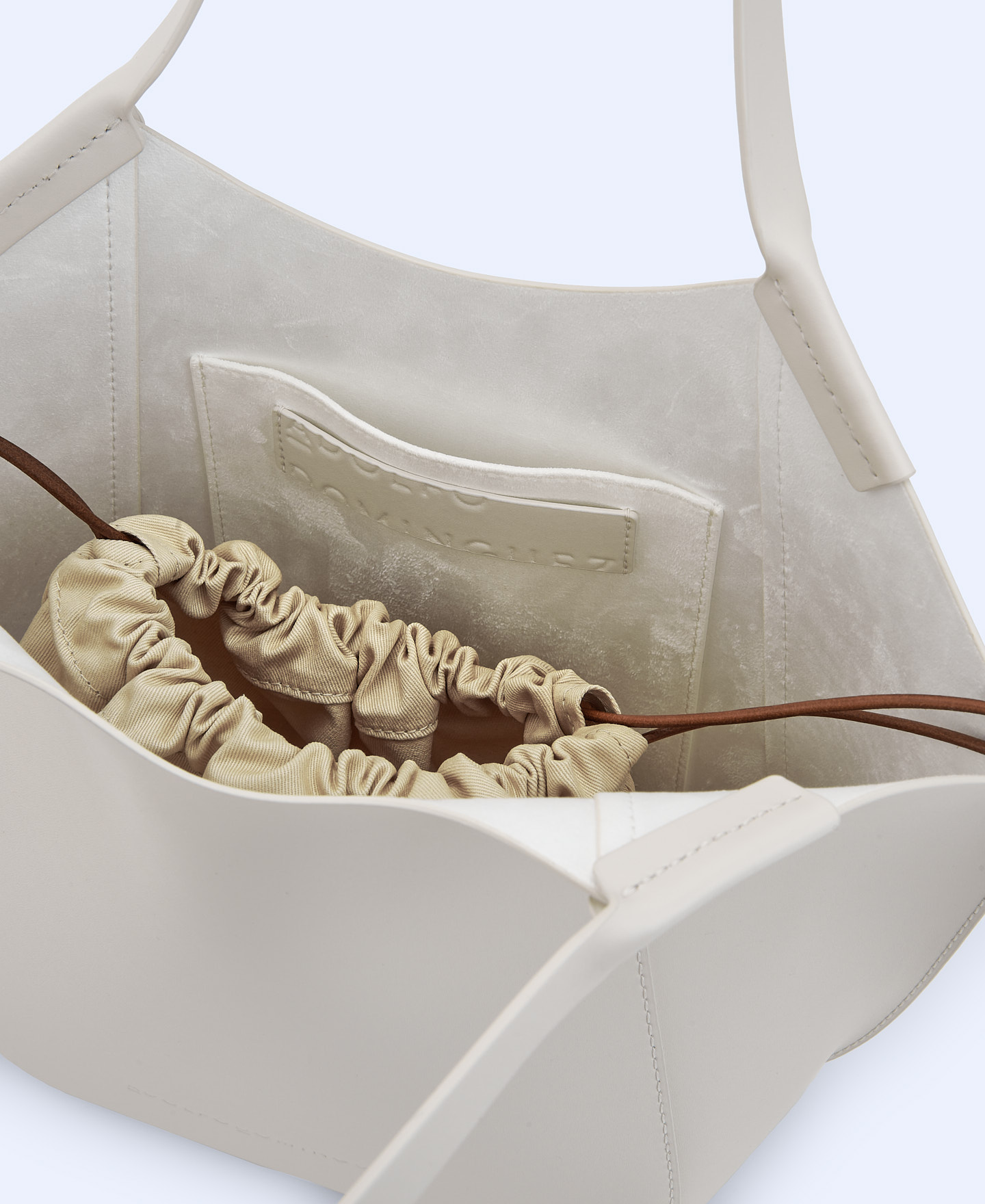 Vachetta leather mini shopper bag image number 2