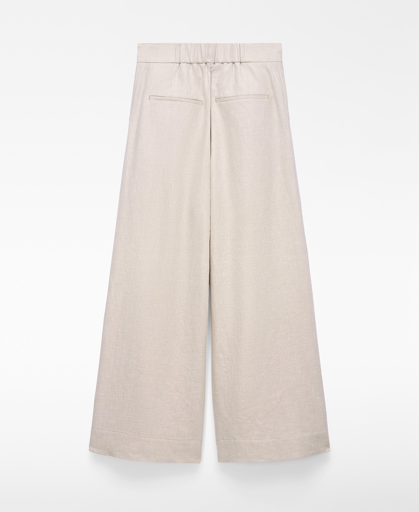 Double-pleat wide-leg trousers image number 5