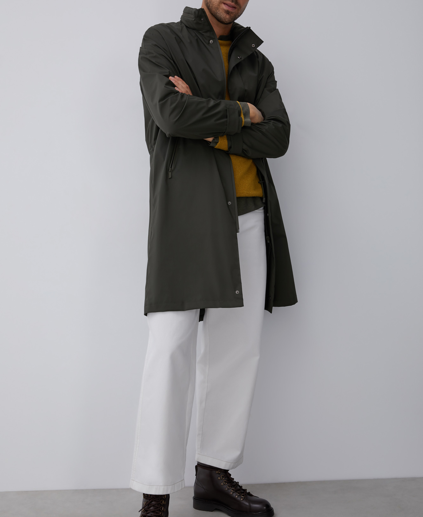 Parka con capucha enfundable image number 5