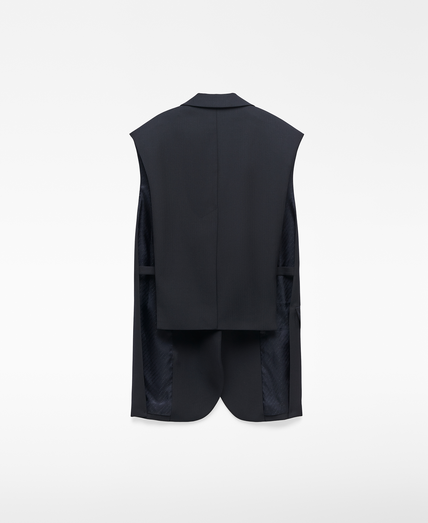 Tailored vest with open sides woman image number 9