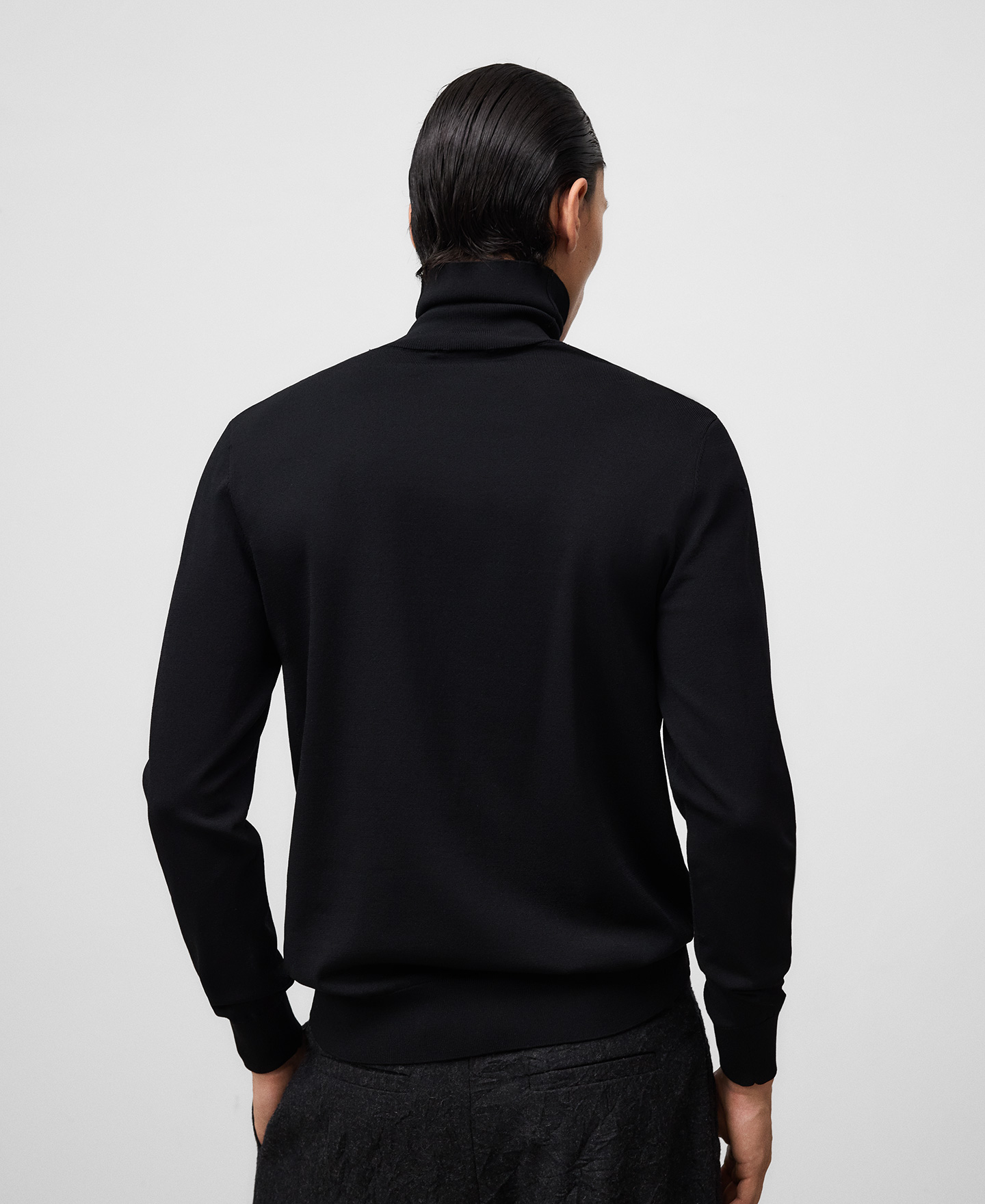 Pull à col roulé slim pour homme image number 2