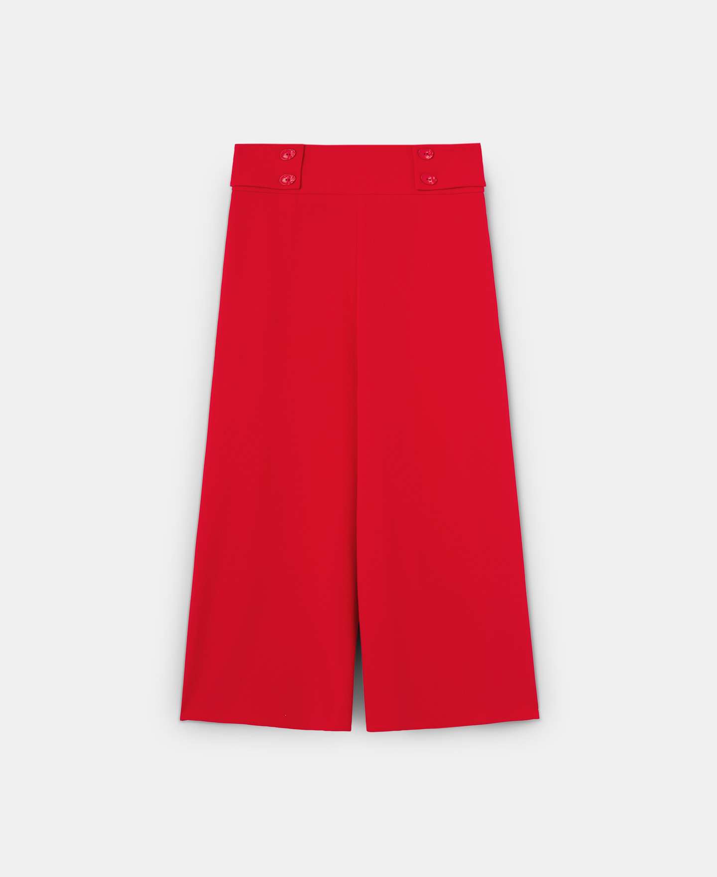 Wide trousers with button detail image number 4