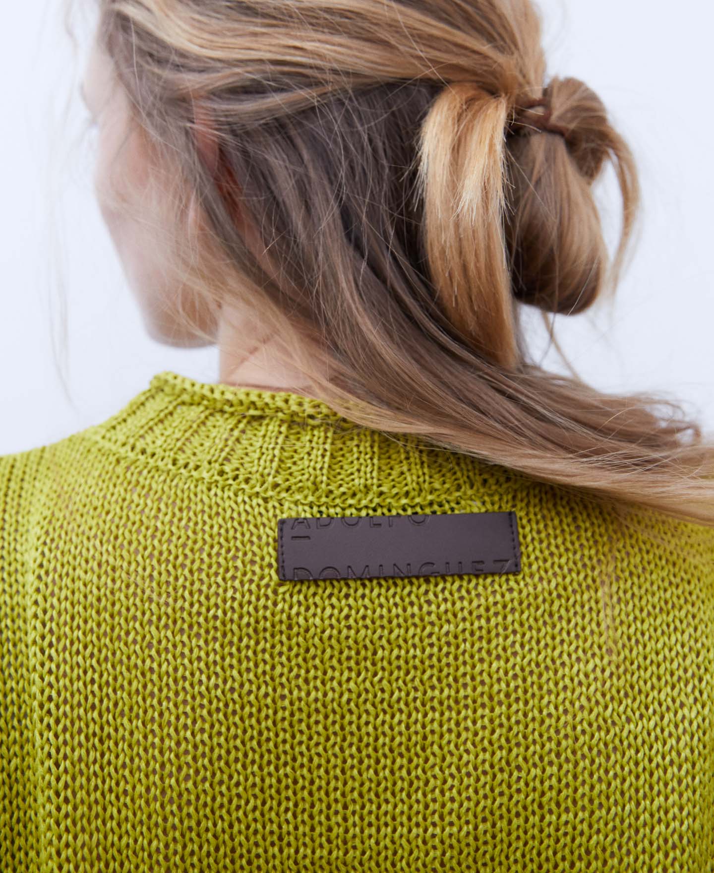 Knitted crop sweater image number 3