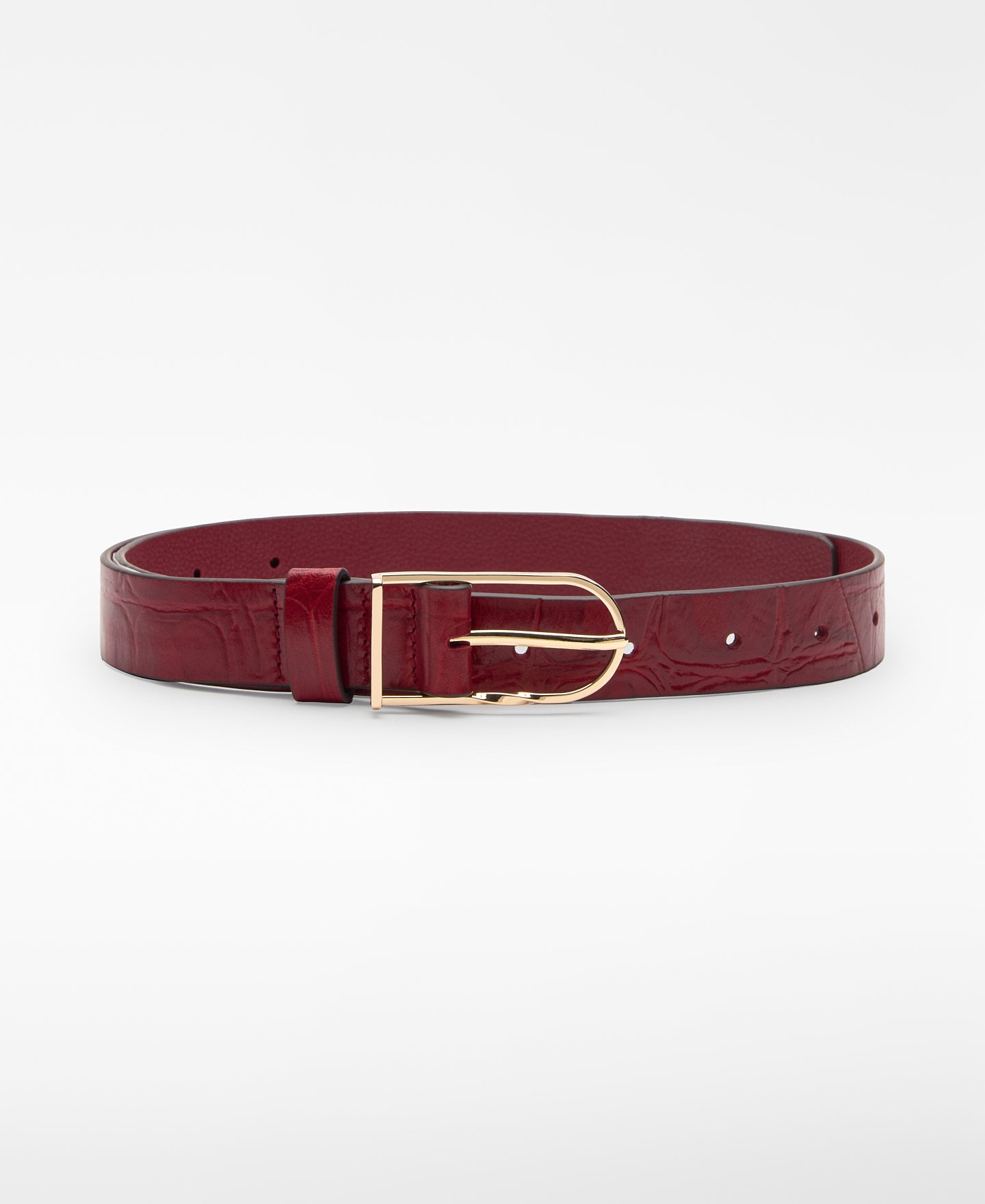 Coco leather buckle closure belt woman image number 0