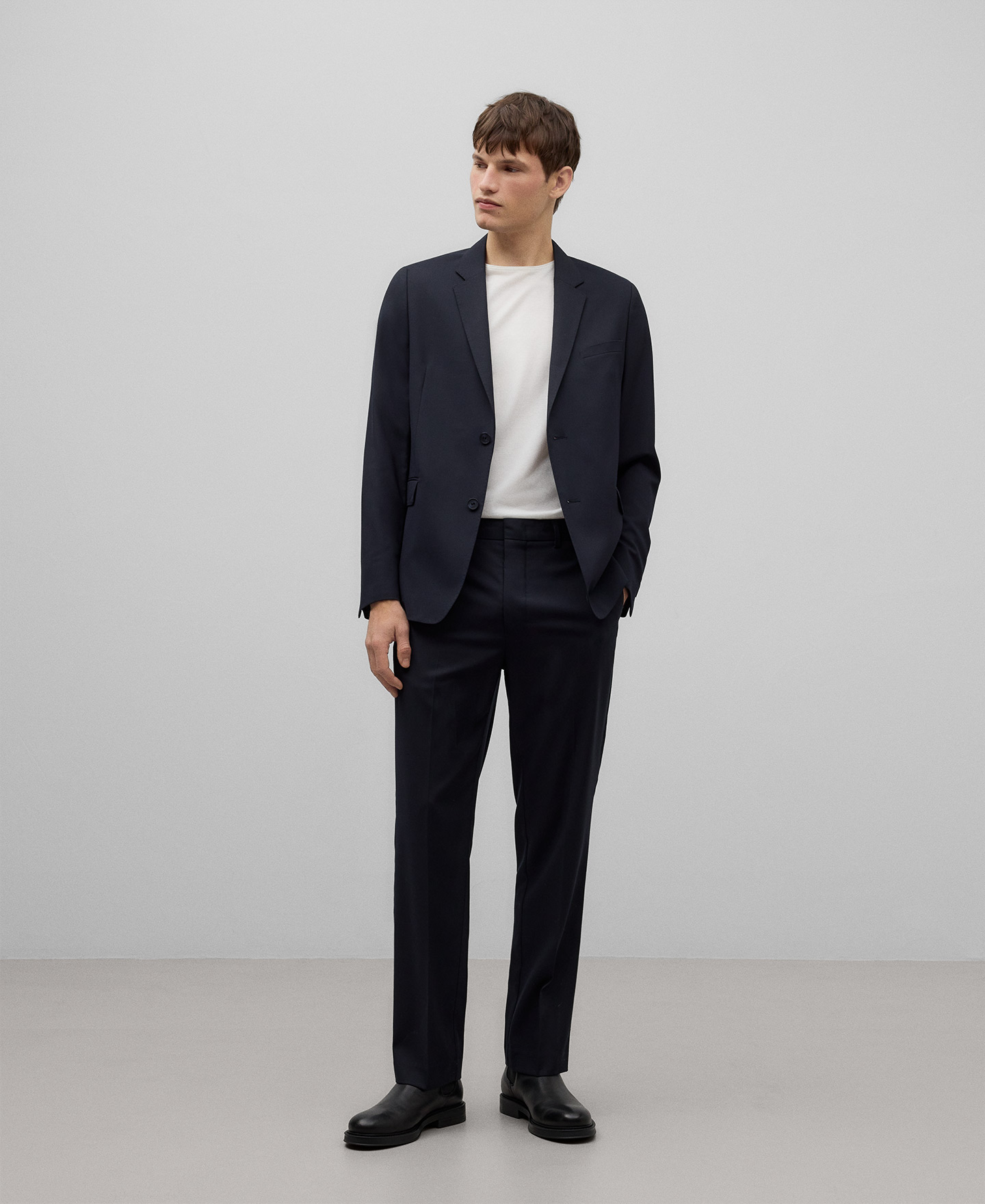 Regular fit tailored trousers image number 1