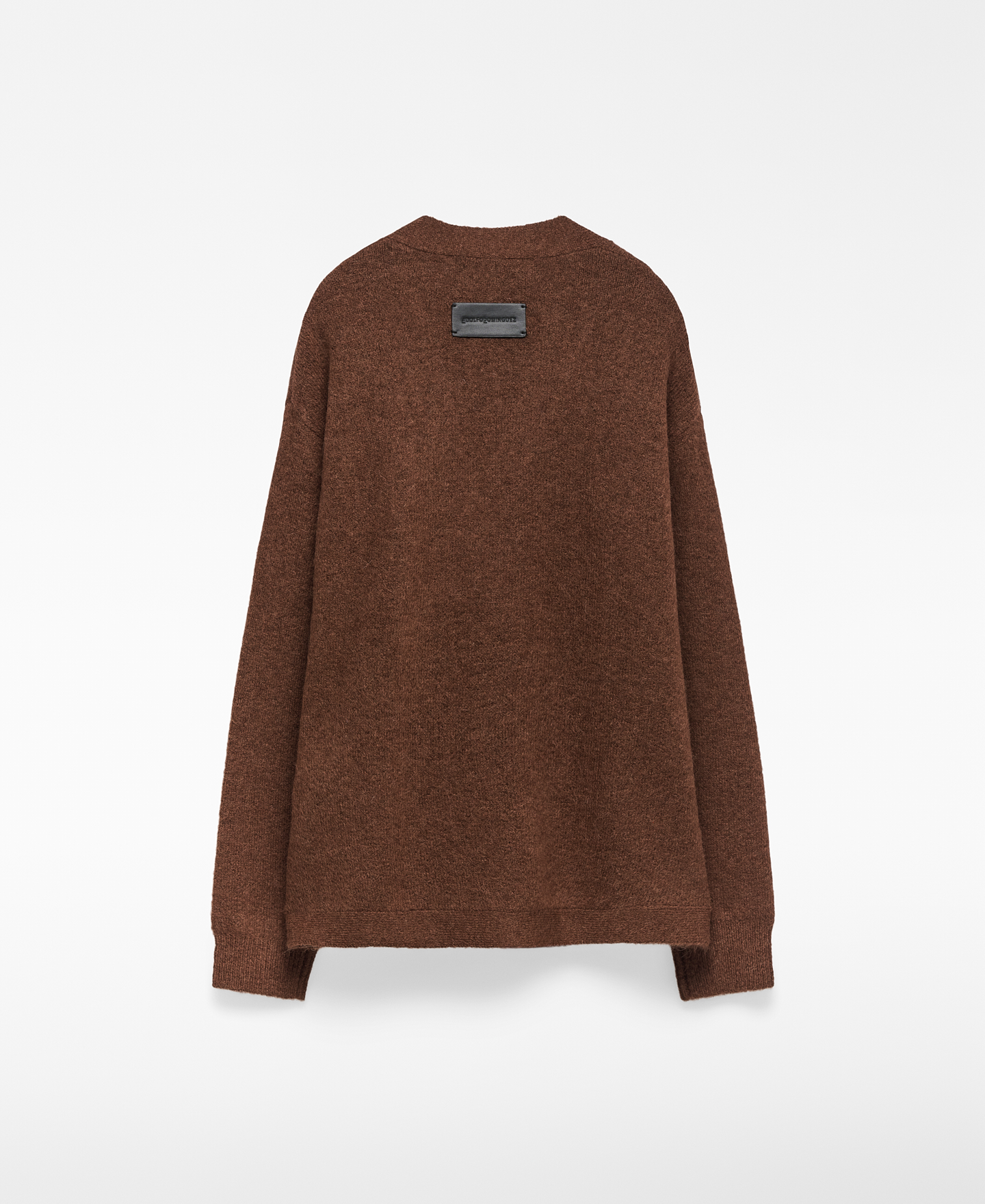 V-neck wrap knit cardigan woman image number 5