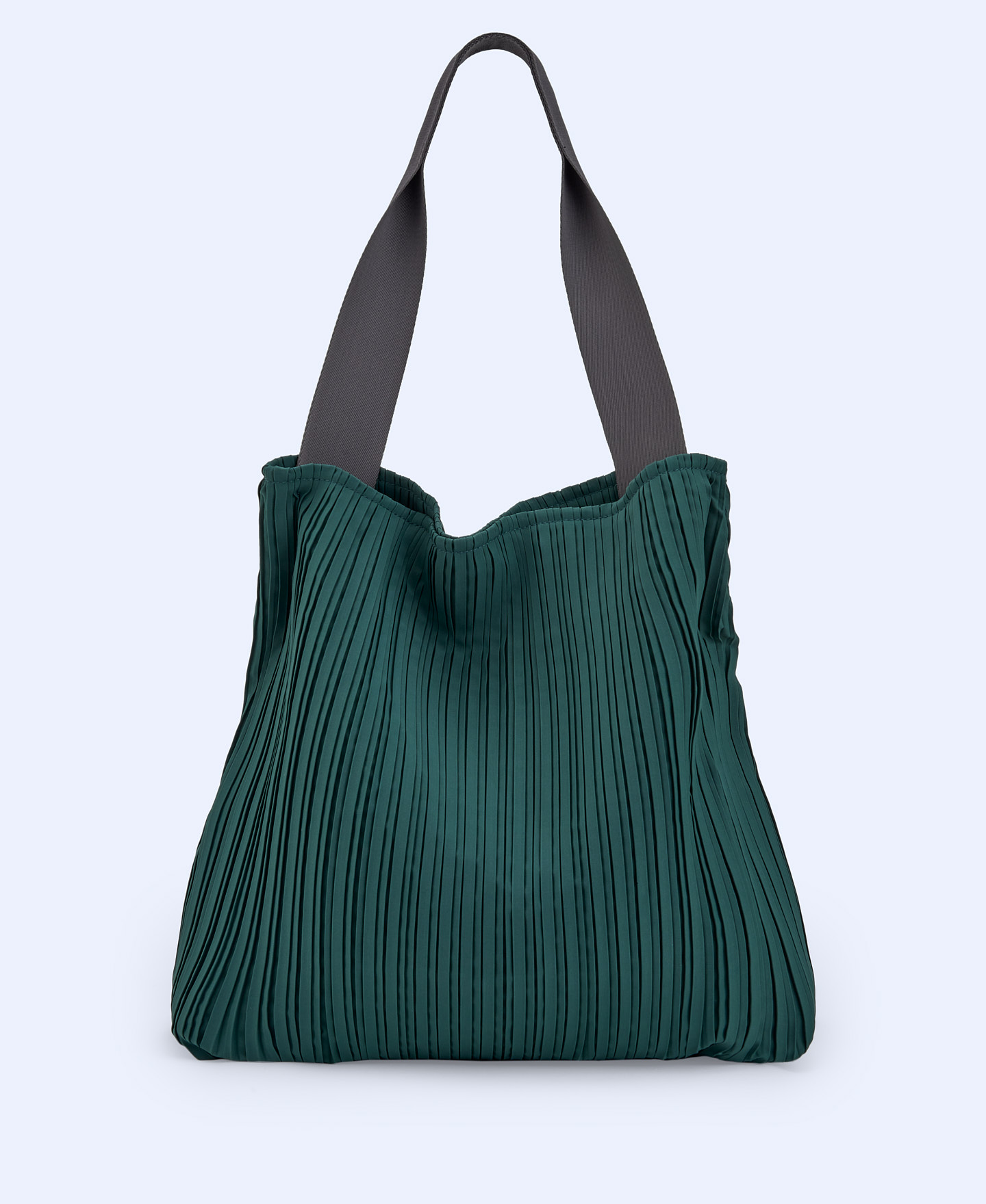 Recycled crinkle vertical shopper image number 1