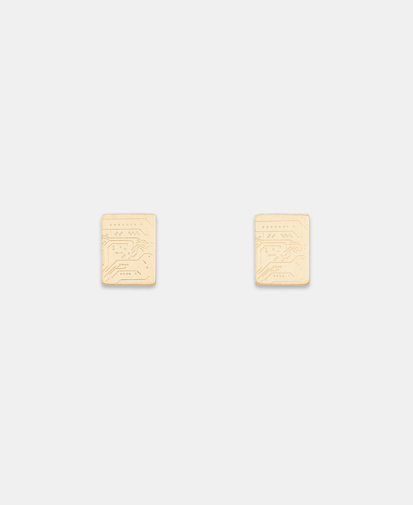 Rectangular earrings engraved author image number 1
