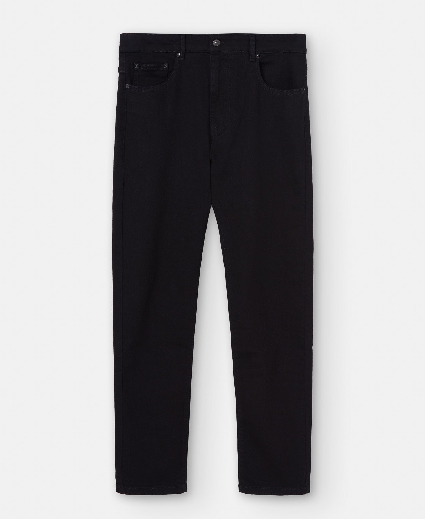 Cotton denim skinny jeans image number 4