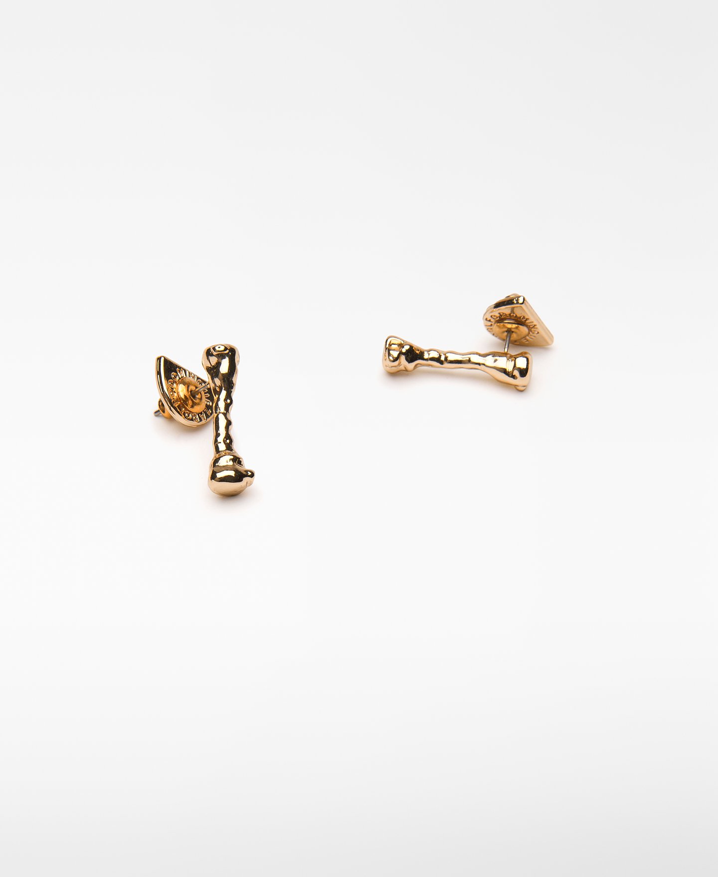 Turned piece earrings woman image number 1