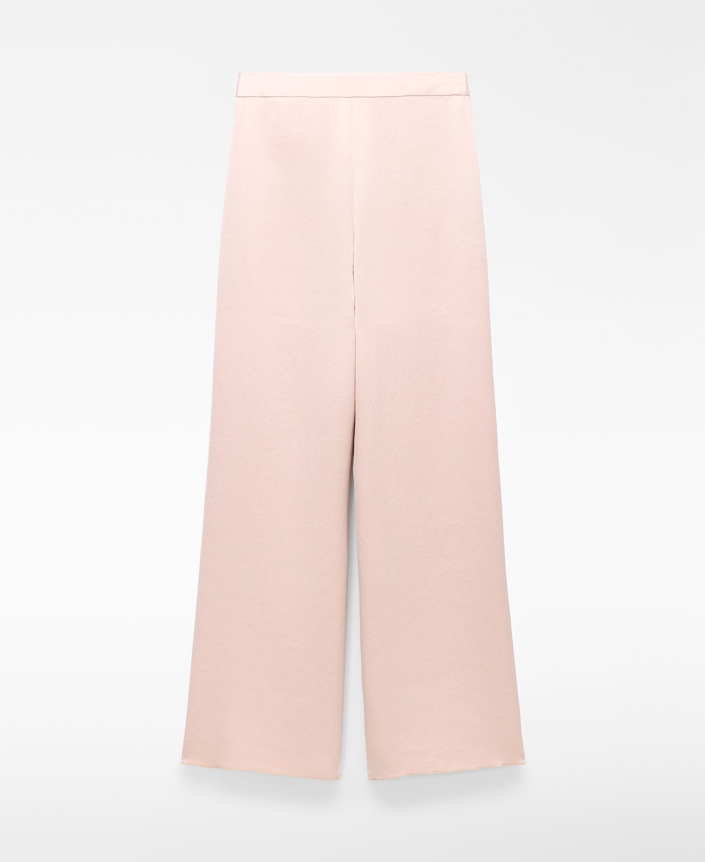 Satin palazzo trousers image number 4