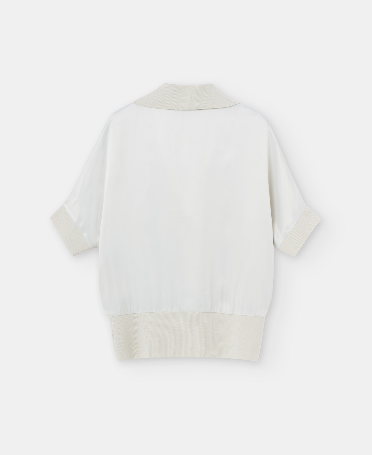 Viscose polo collar blouse image number 5