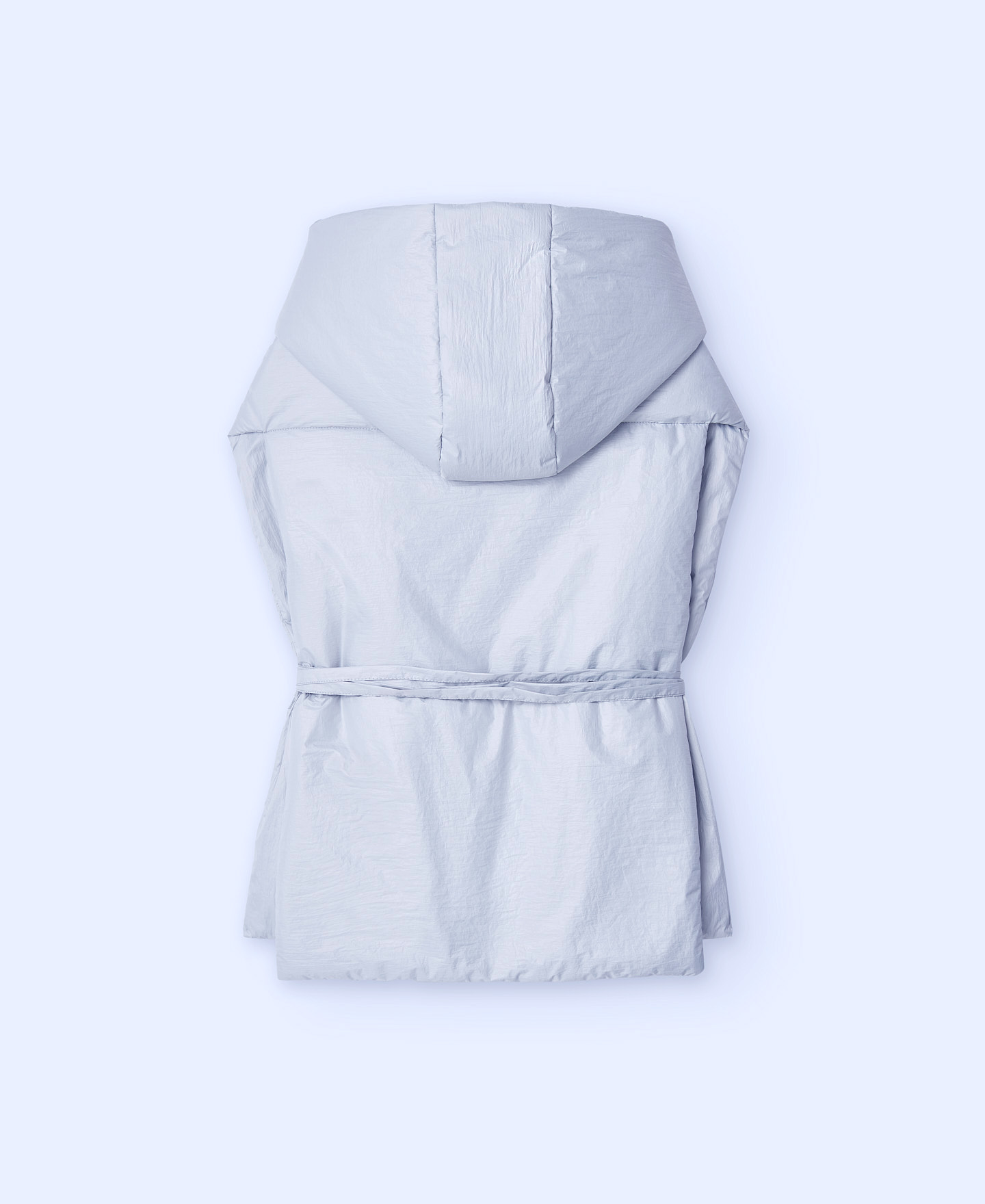 Veste sans manches à capuche en nylon image number 5