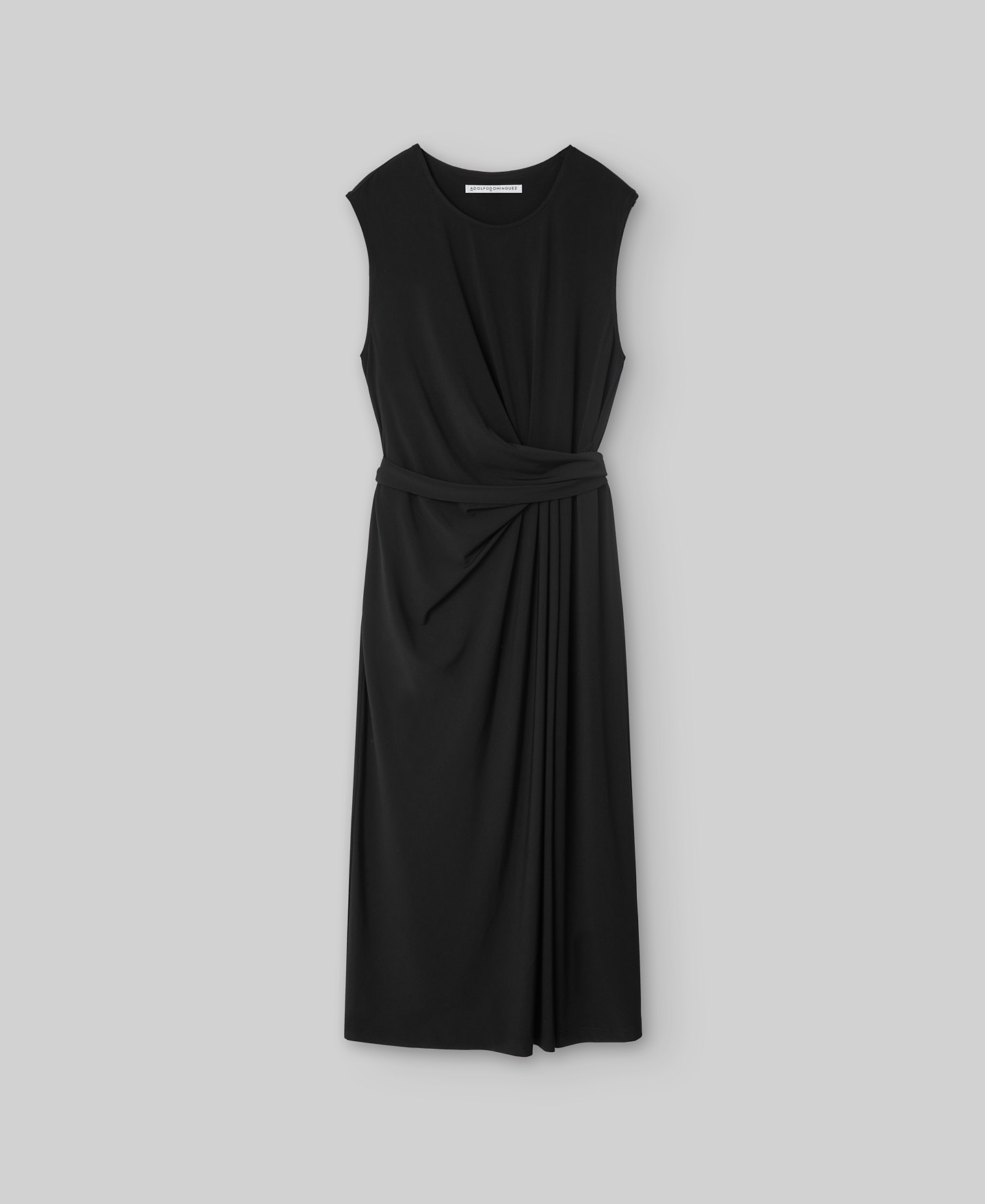 Vestido midi nudo mujer image number 4