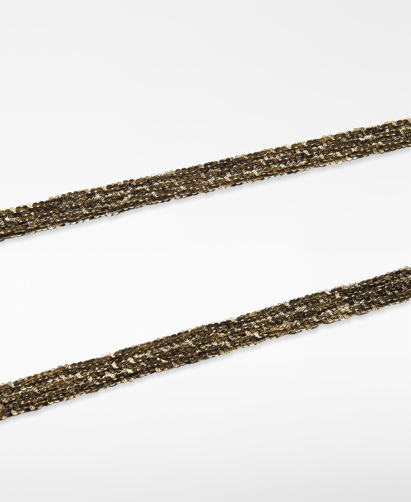 Gold chains maxi necklace woman image number 2