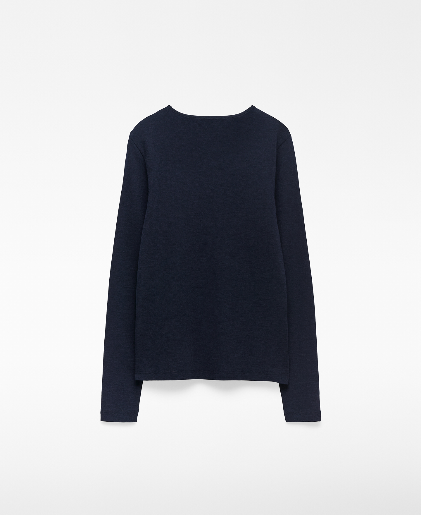 T-shirt à col rond en laine mérinos pour femme image number 5