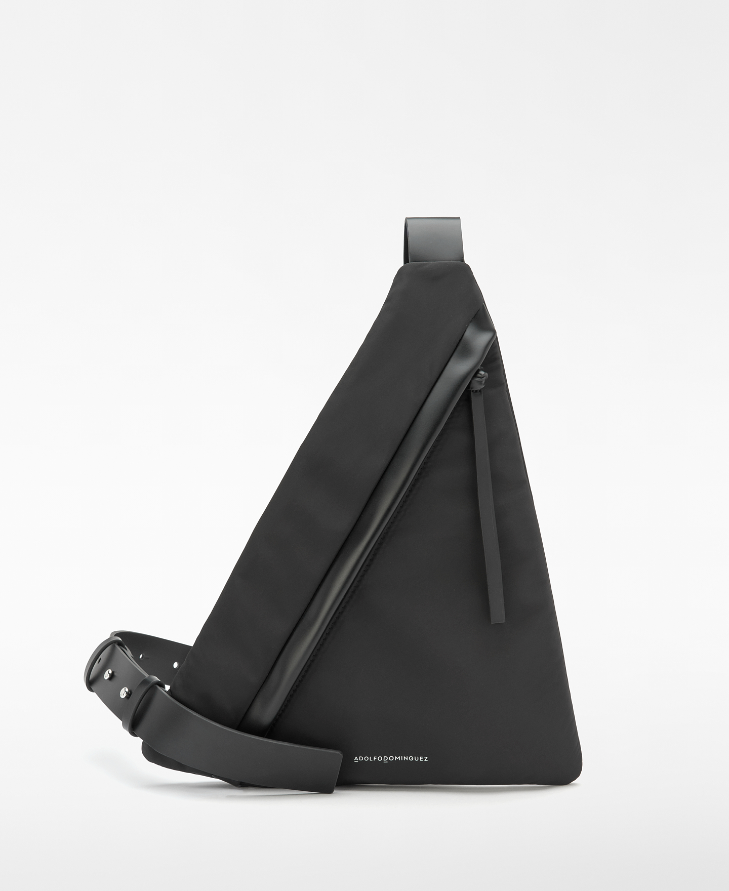 Nylon triangular crossbody image number 0