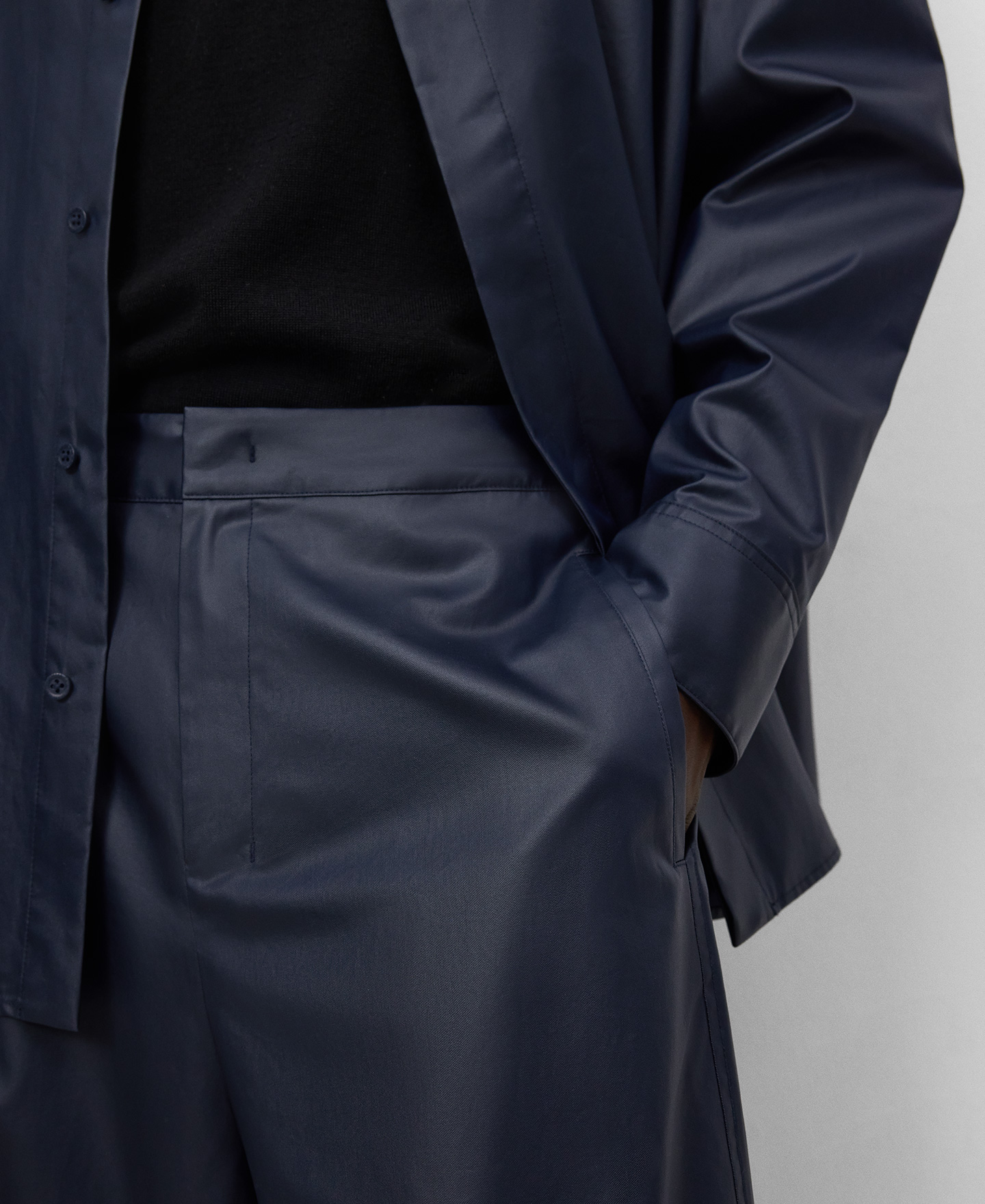 Pantalon barrel fit noir homme image number 3