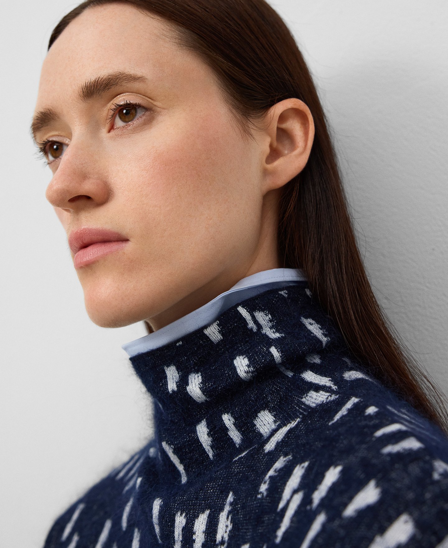 Jersey estampado punto jacquard mujer image number 3