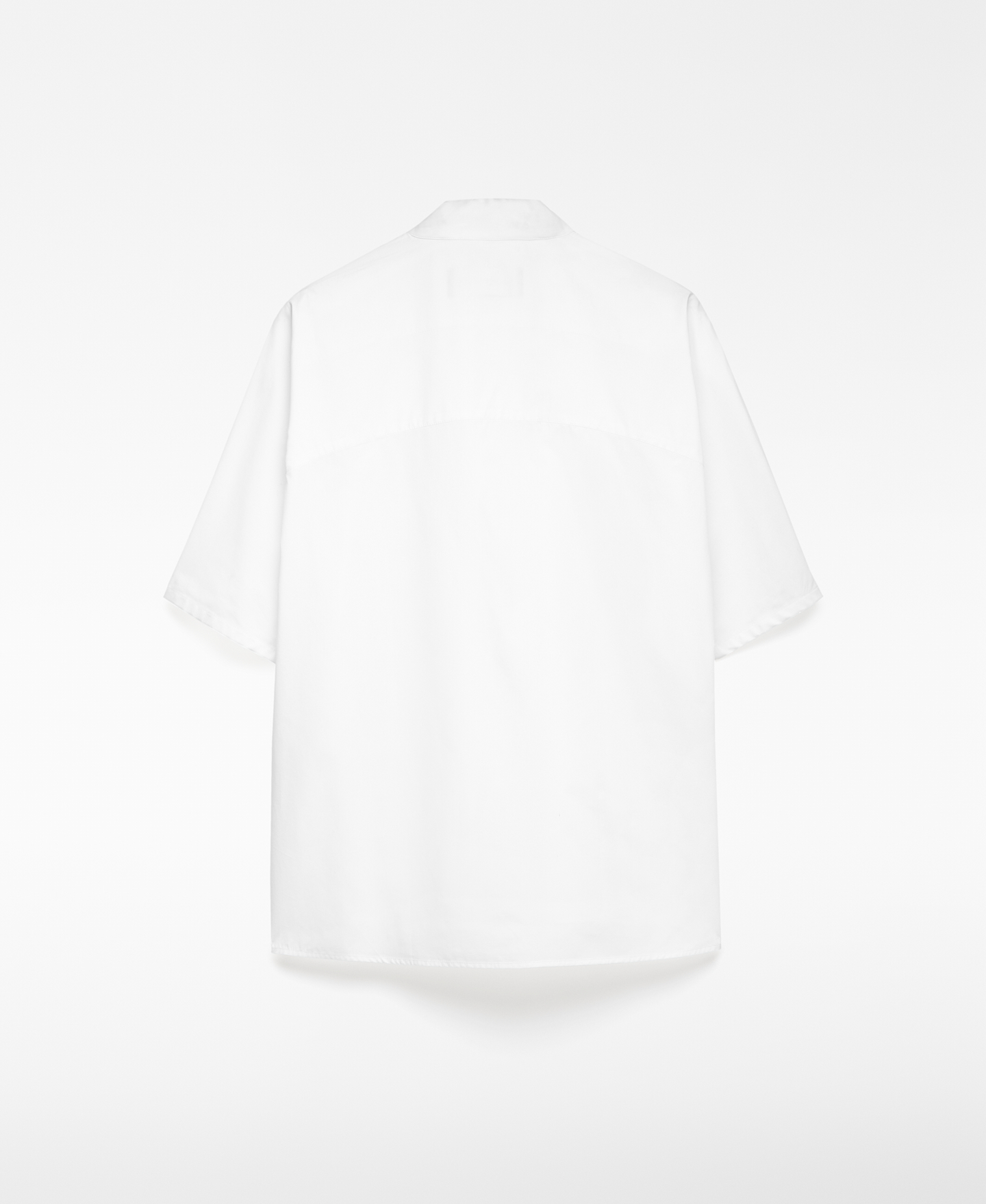 Mandarin collar oversize shirt man image number 5