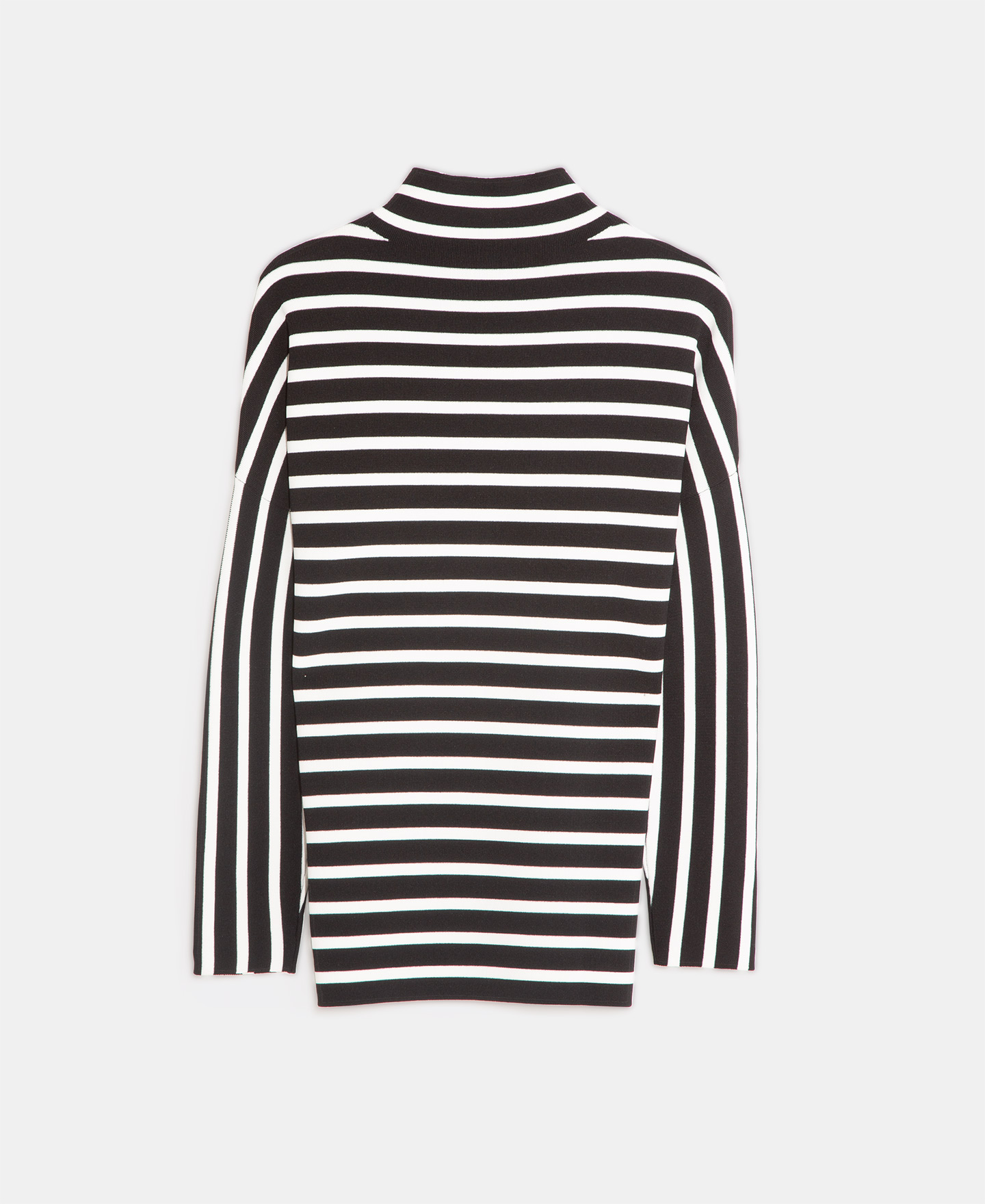 Striped jumper in cerrojillo knitted image number 5
