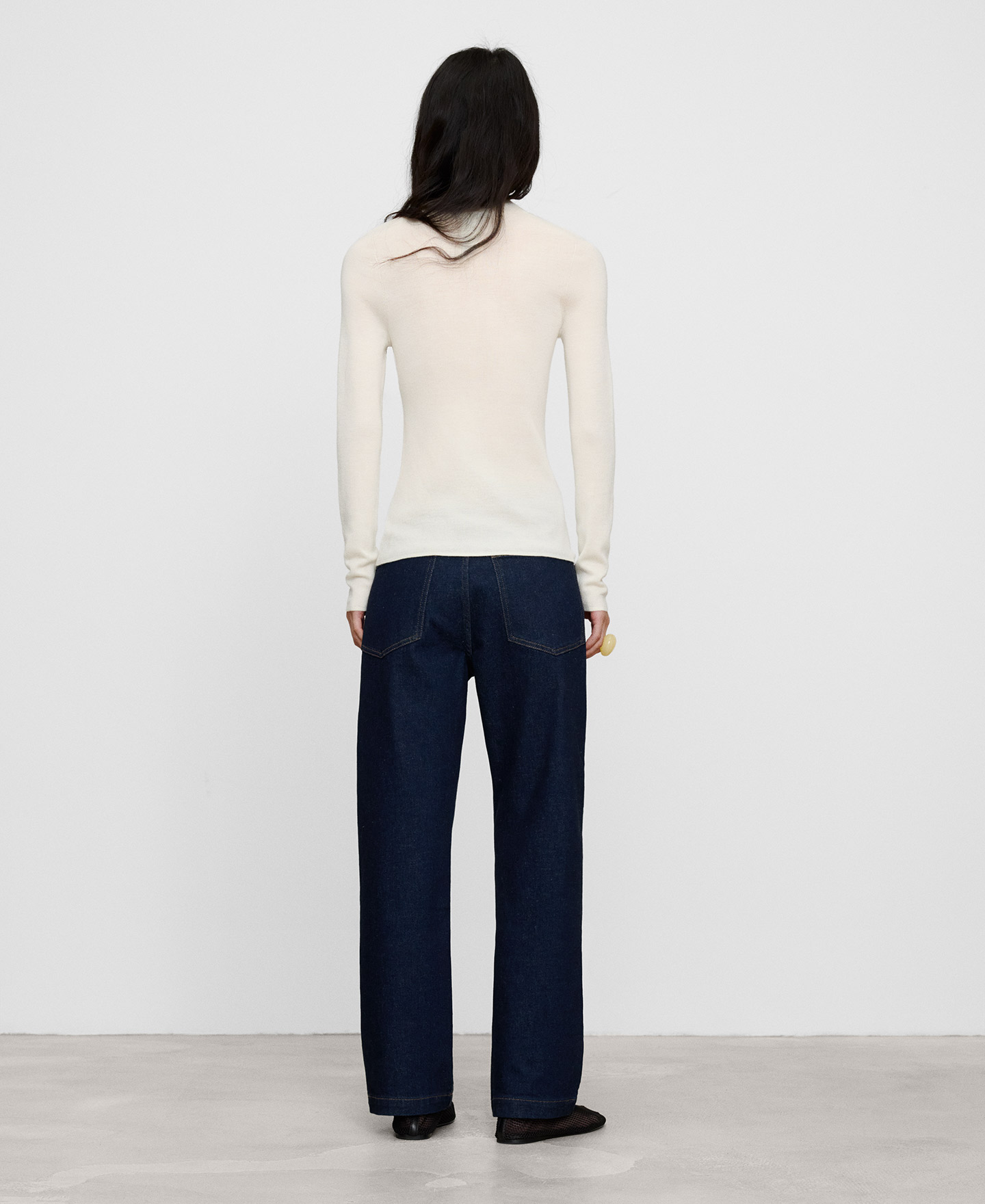 Comfort denim trousers image number 2