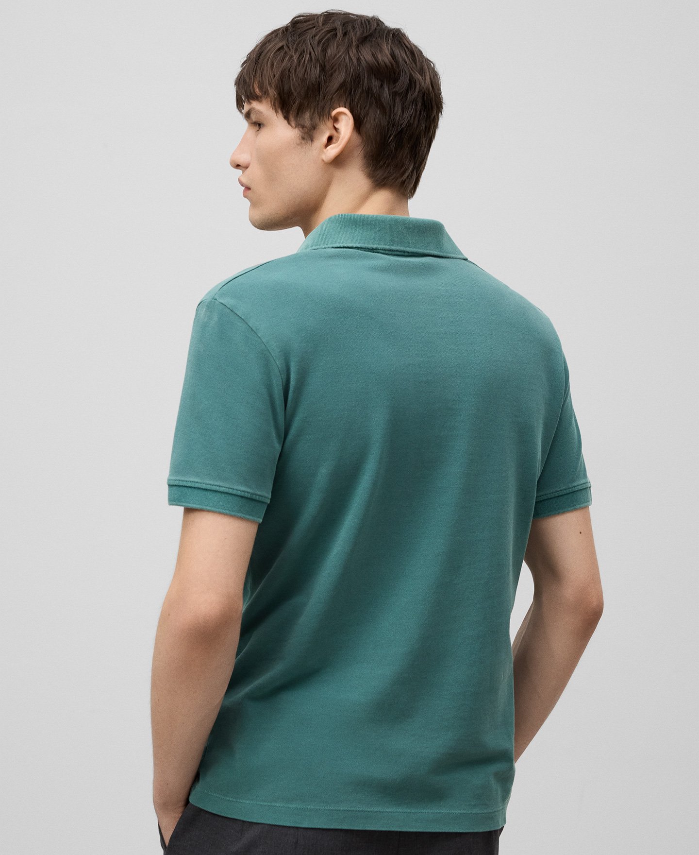 Polo regular fit piqué algodón hombre image number 2