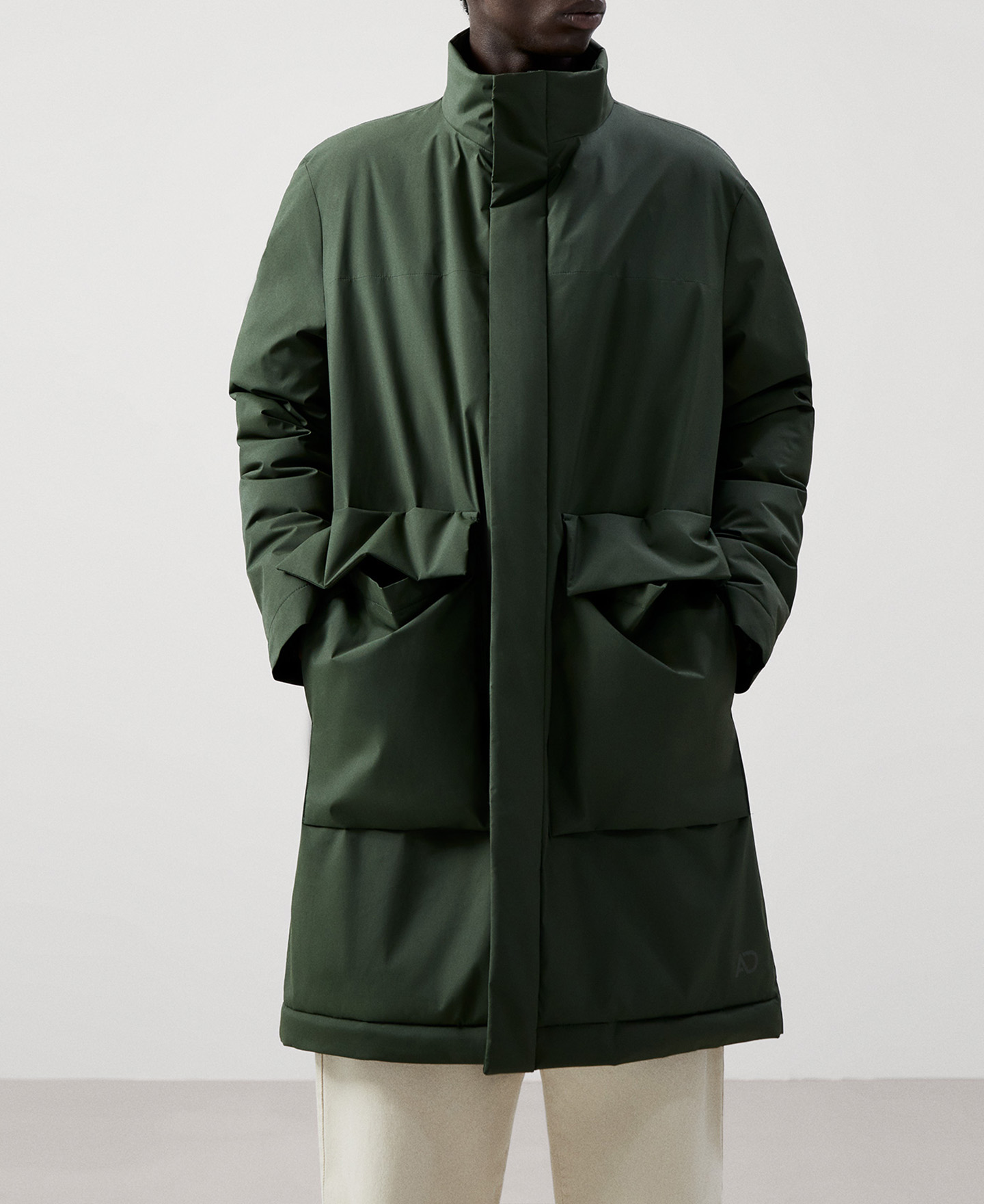 Padded nylon coat image number 0