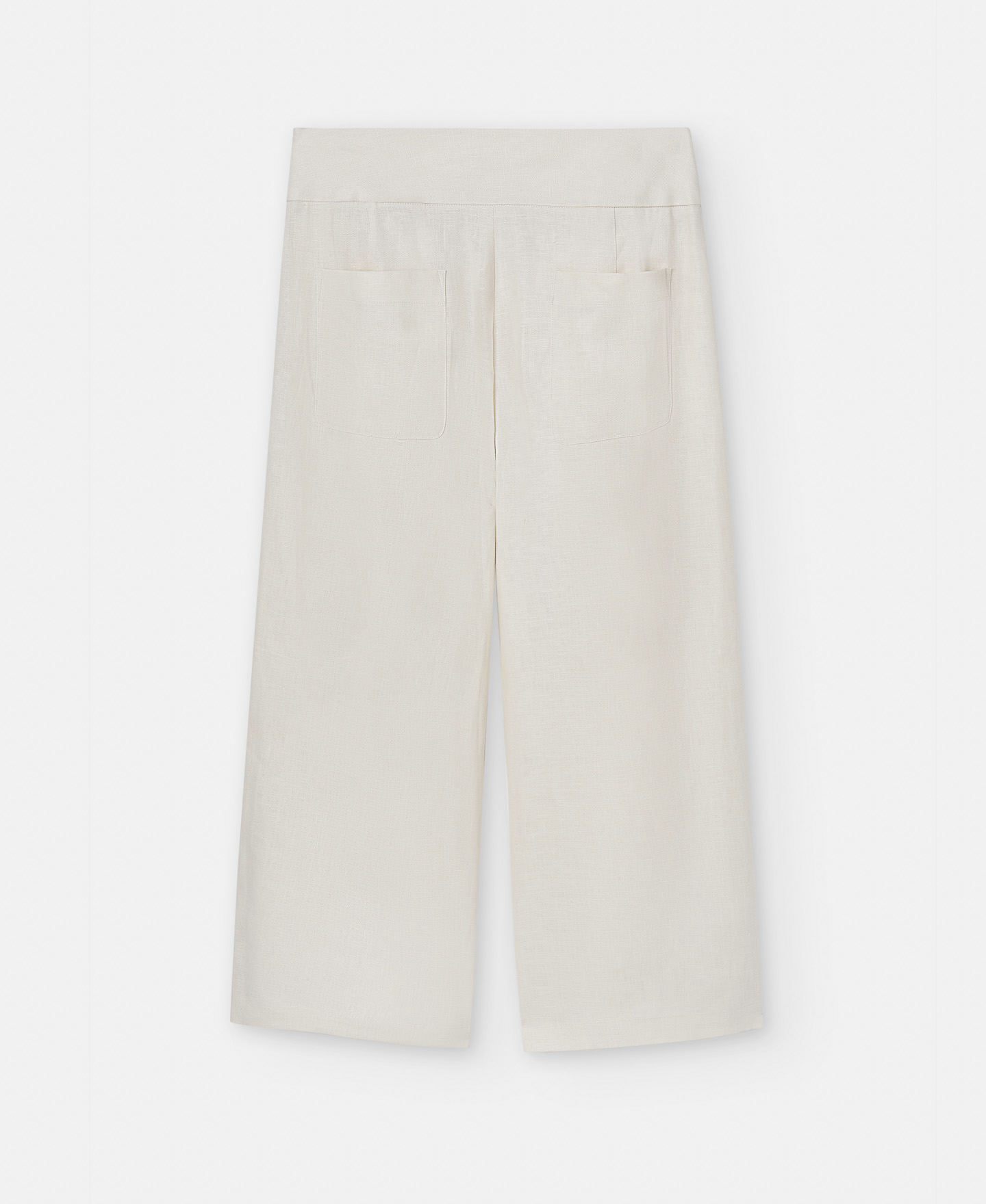 Responsible linen culotte trousers image number 5