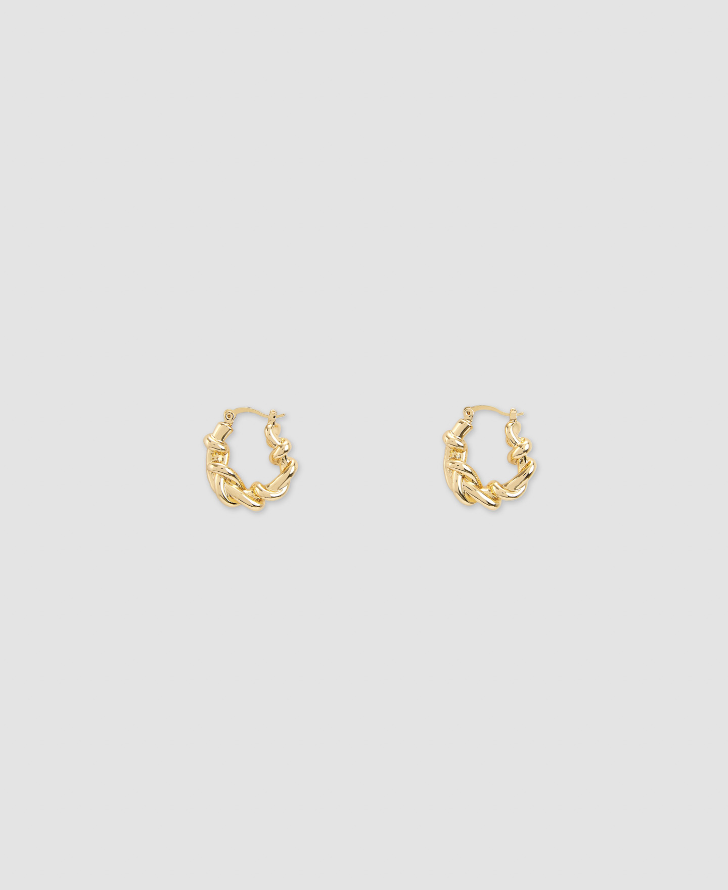 Knots family zinc earring image number 0