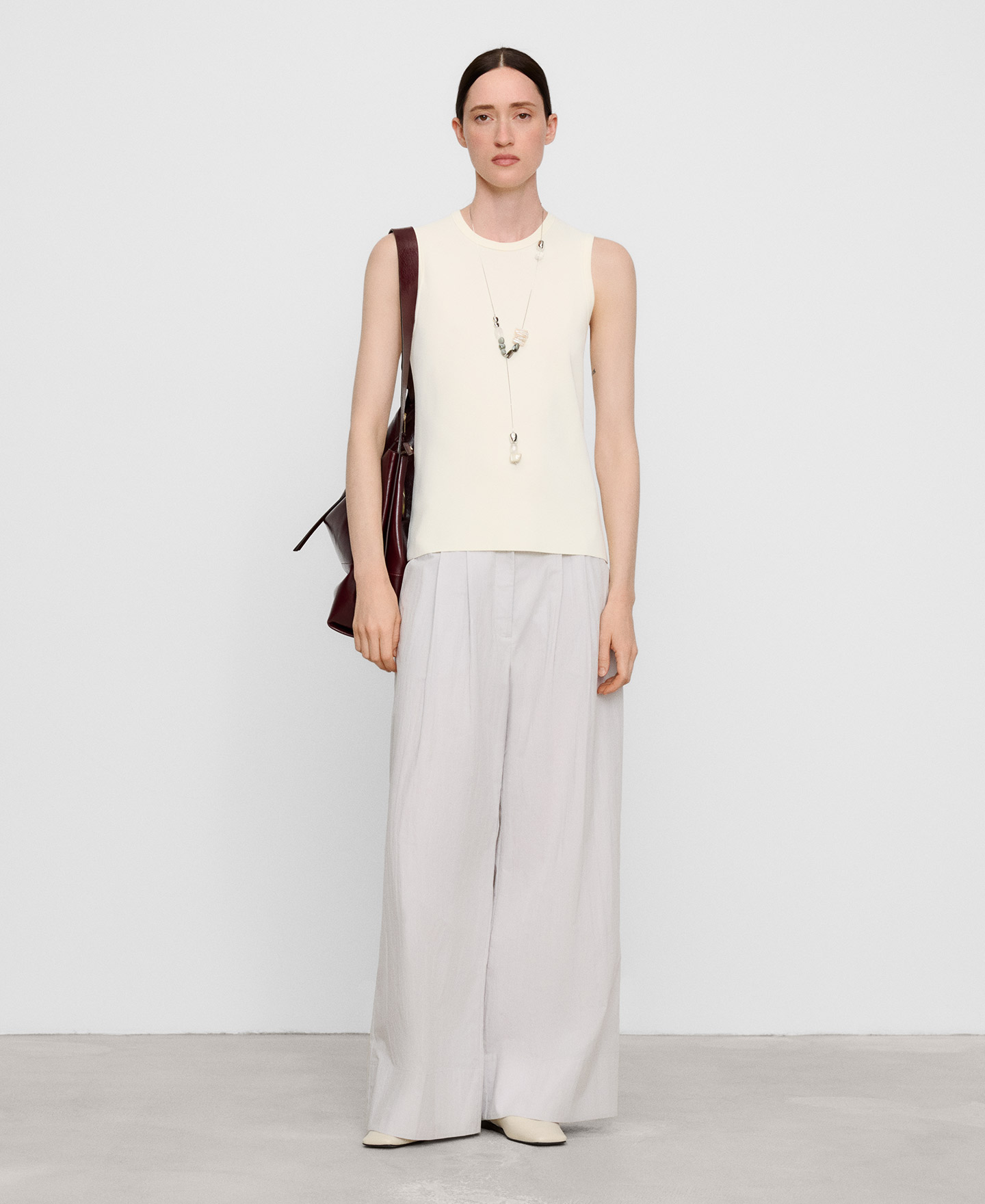 Knit tank top image number 1