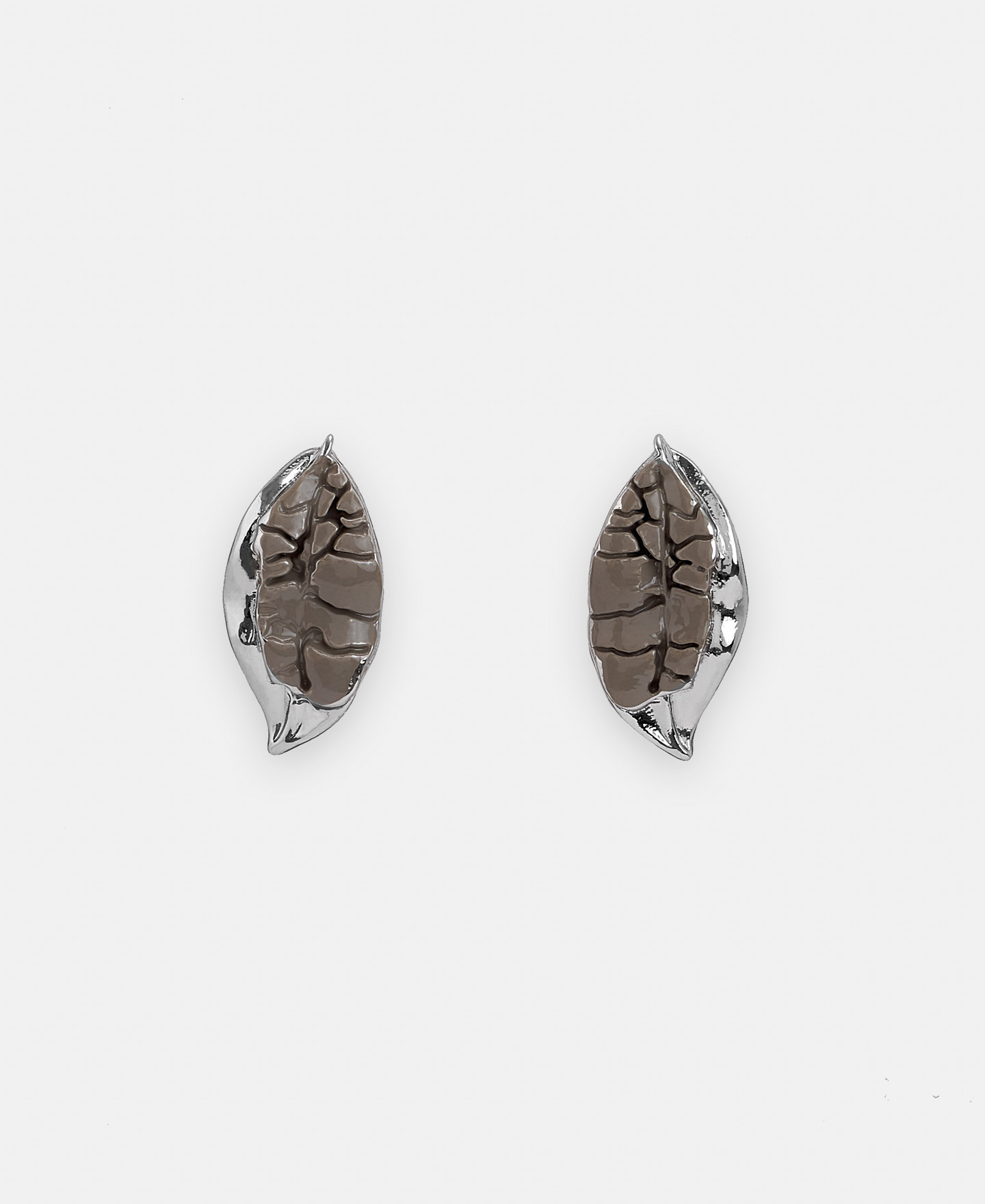Pendientes hoja en zinc image number 0