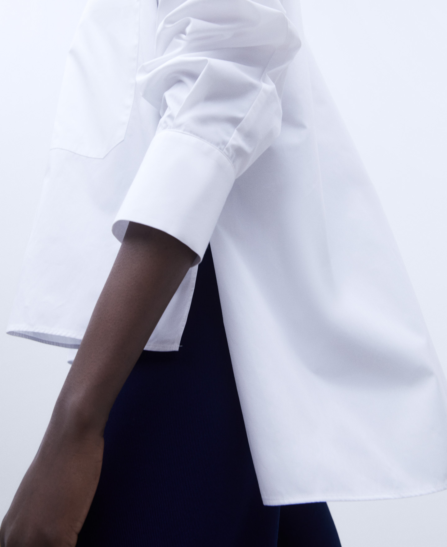 Oversize cotton shirt image number 3