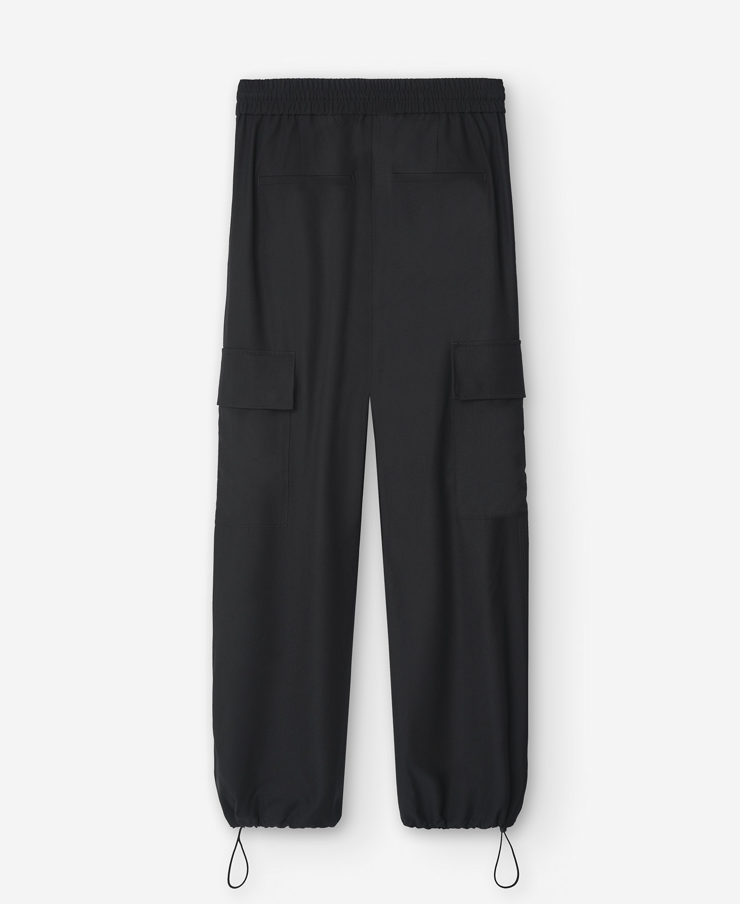 ブラックのリサイクルジョギングパンツ image number 5