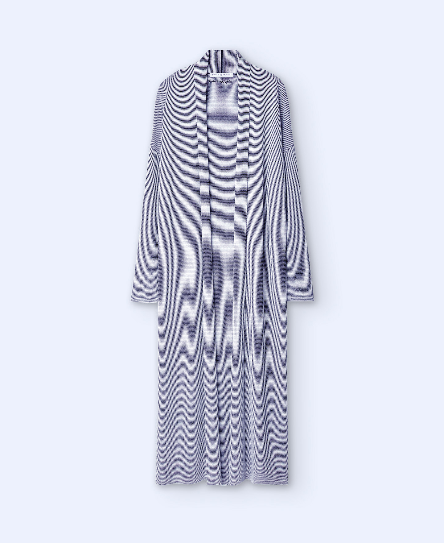 Knitted long jacket image number 0