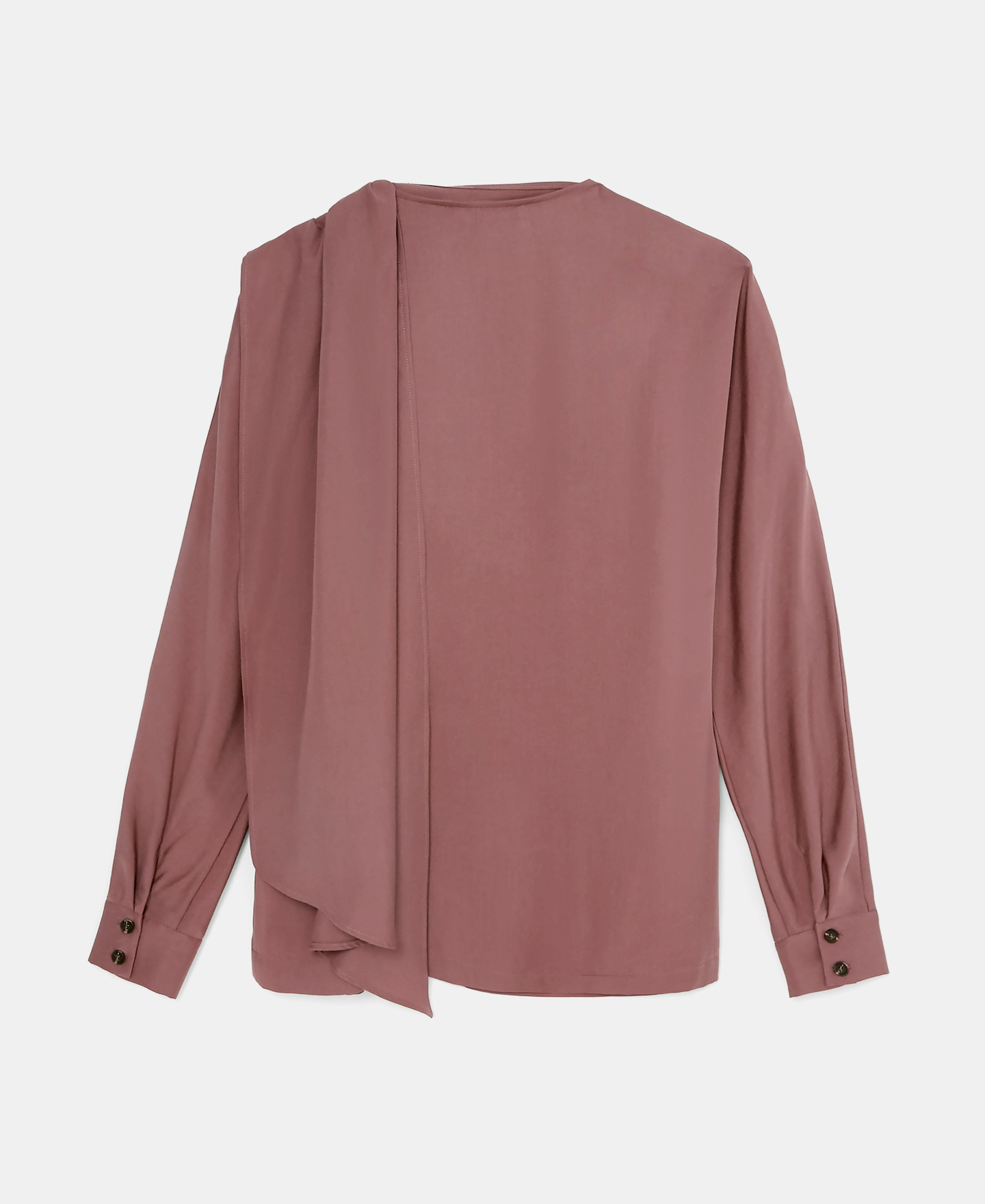 Shirt with bow detail image number 5